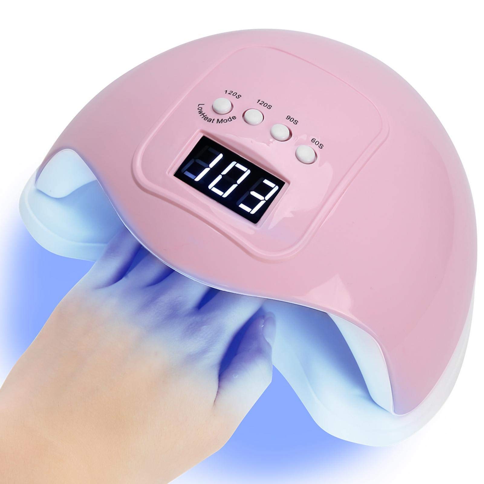 Professional UV Nail Polish Dryer - 4 Gear Speed Adjustable LED Gel Nail Curing Machine for Home & Salon Use | Fast Drying for Manicure, Pedicure & Nail Art