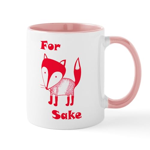 White/Pink Inside - For Fox Sake Mugs