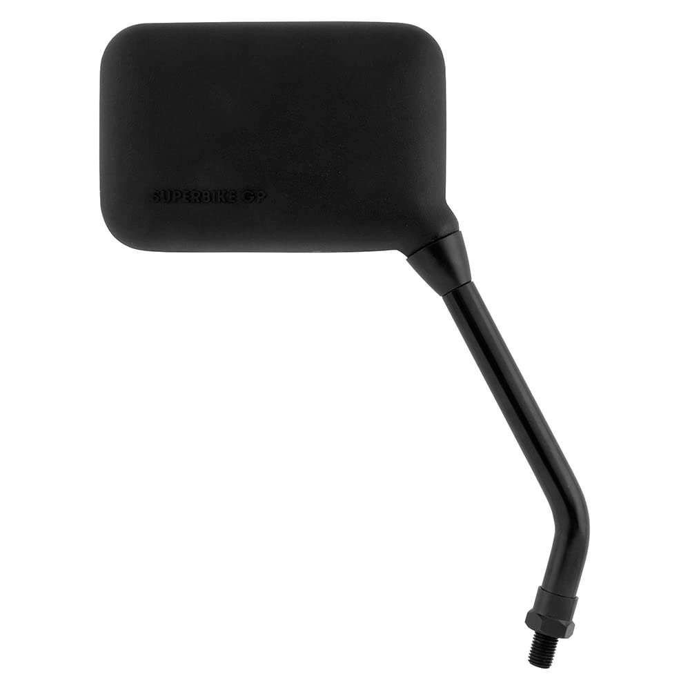 BikeMaster Superbike GP Composite Right Side Mirror - High Performance Motorcycle Rearview Mirror for Sports Bikes, Street Bikes & Racing Motorcycles - Enhances Safety & Visibility on Highways, City Roads & Track Days
