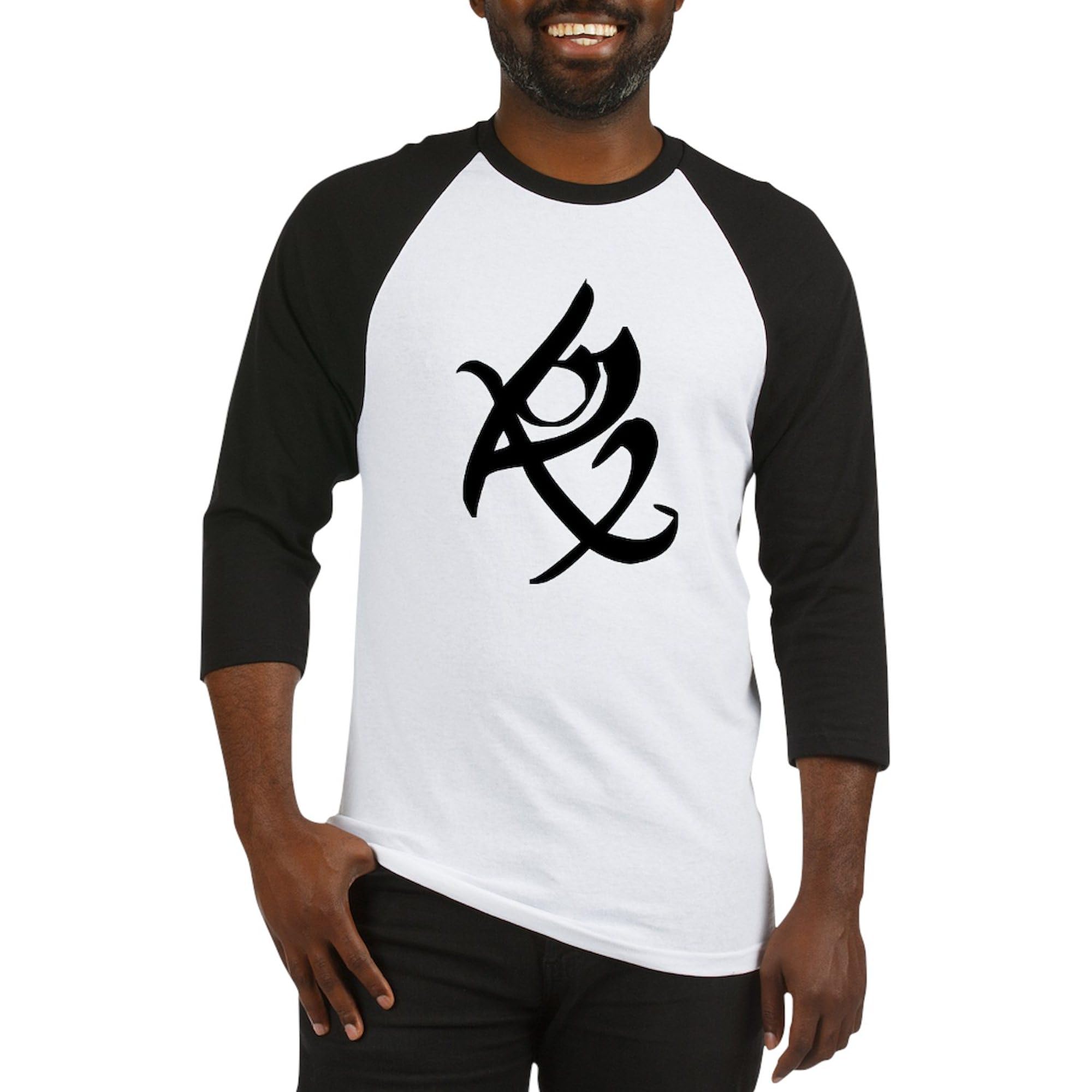 Fearless Rune Baseball Jersey for Men - 100% Cotton 3/4 Raglan Sleeve Shirt | Comfortable & Durable Baseball Uniform | Perfect for Games, Team Sports & Casual Wear