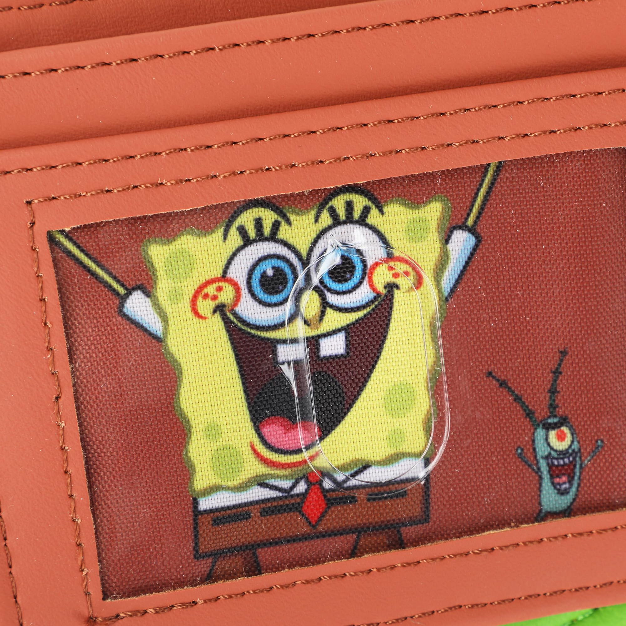 Spongebob Squarepants Krabby Patty Novelty Wallet - Fun Cartoon Character Money Holder for Fans, Collectors & Gift Giving - Perfect for Cosplay, Themed Parties & Everyday Use