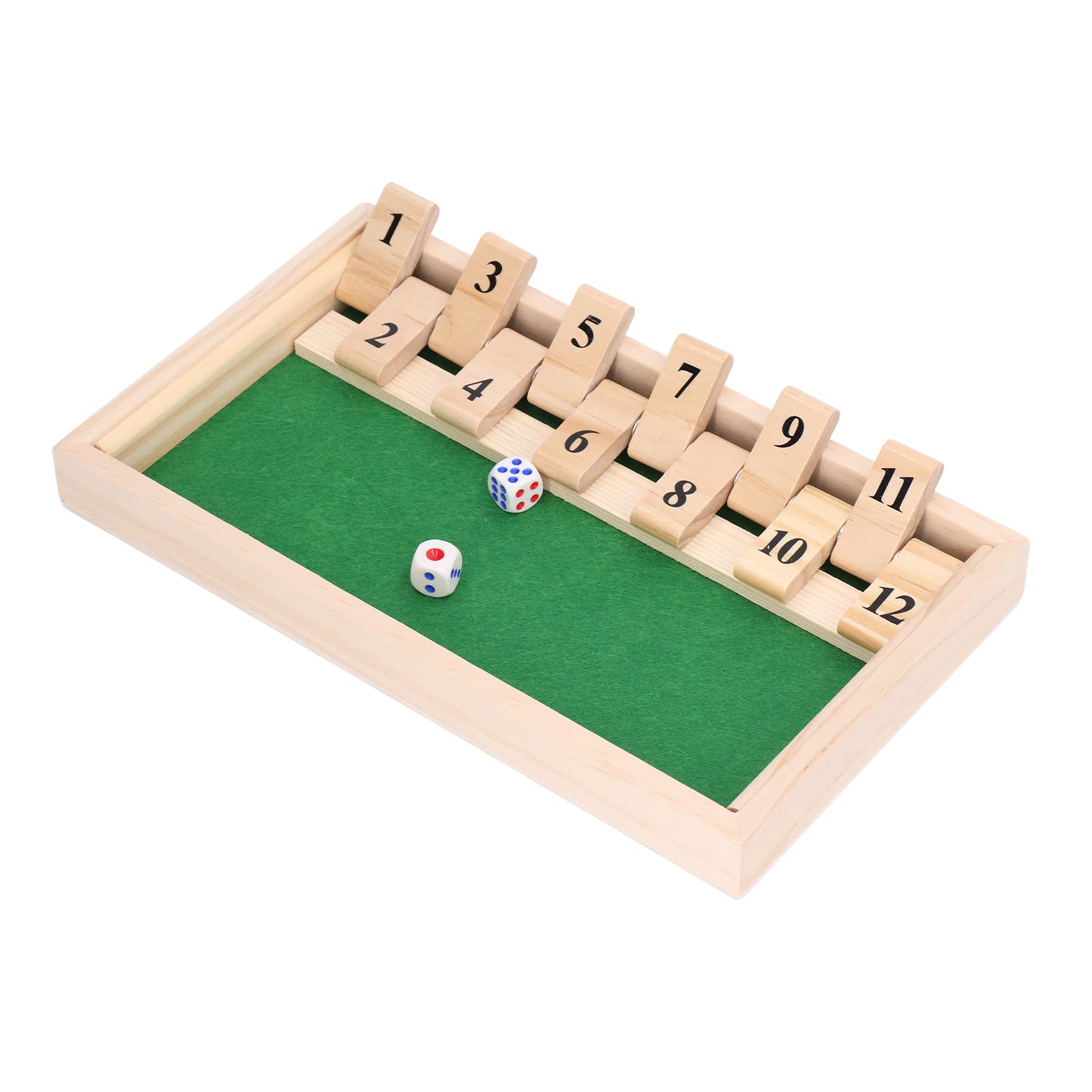 Flip Tiles Dice Board Game - Fun & Durable Family Party Game for Adults & Kids - Perfect for Bars, KTV, Game Nights & Entertainment Gatherings