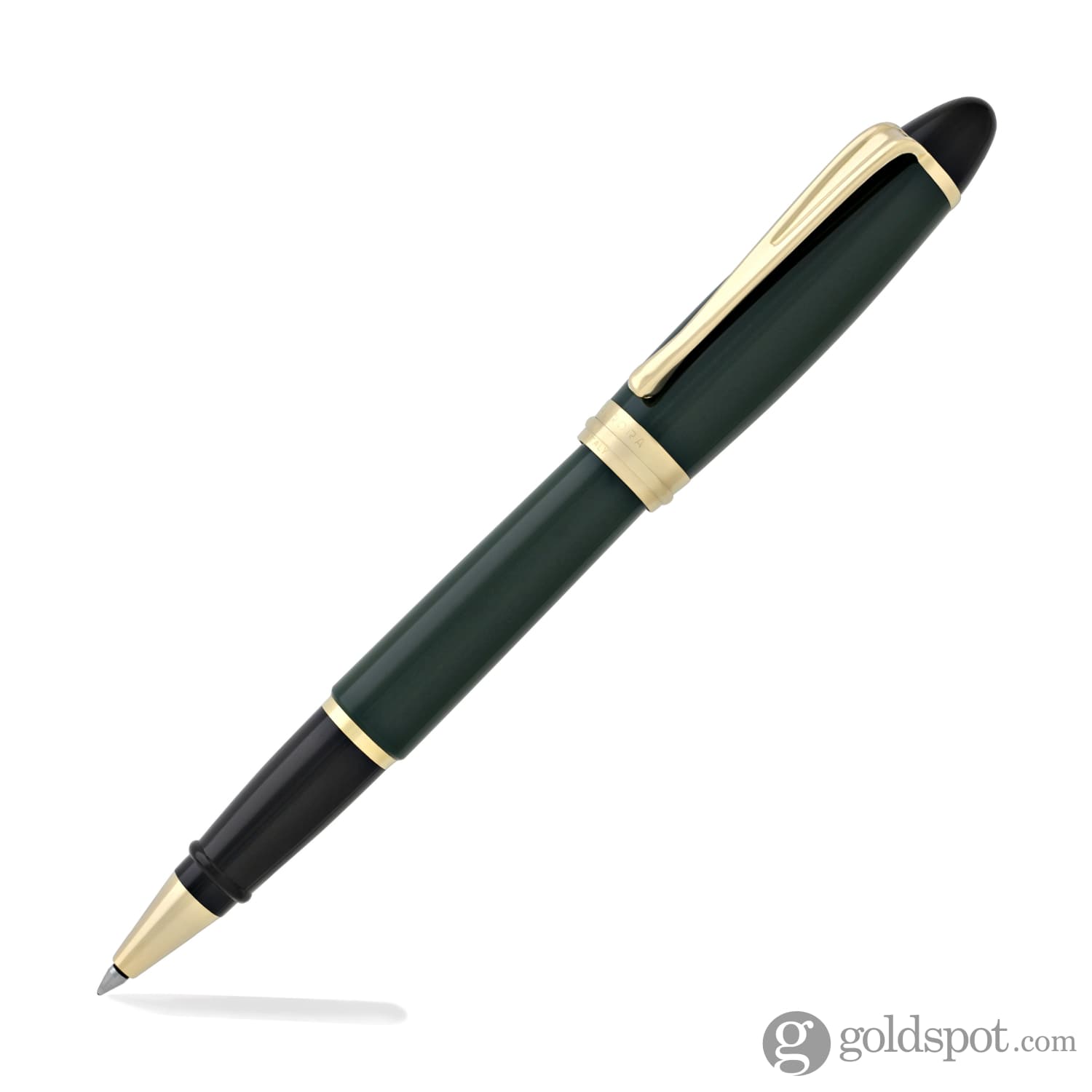 Aurora Ipsilon Green Rollerball Pen - Premium Writing Instrument for Office, School & Gift Giving