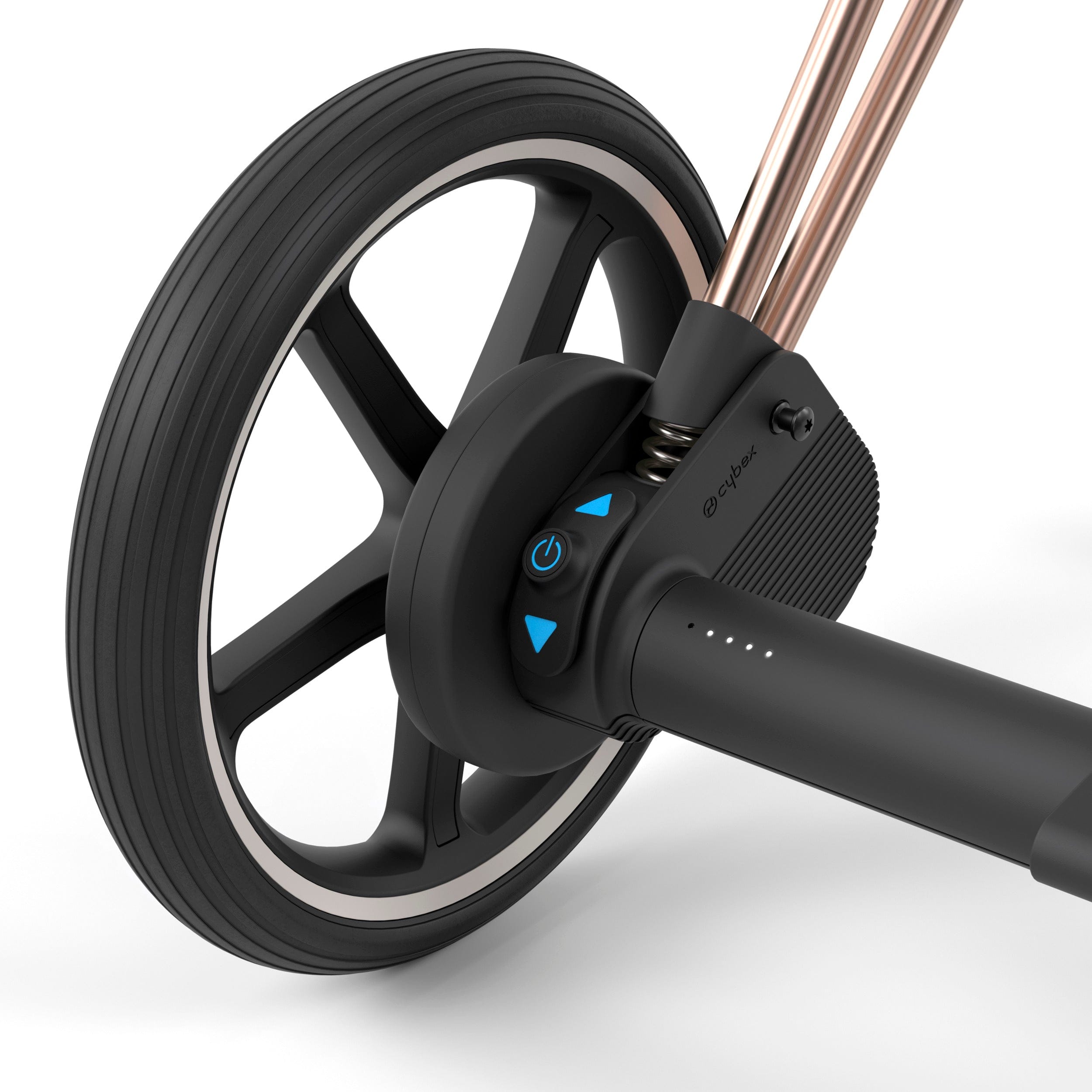 Cybex ePriam 2 Complete Stroller - Rose Gold/Brown Luxury Baby Stroller with All-Wheel Suspension | Perfect for Urban Walking, Shopping & Travel