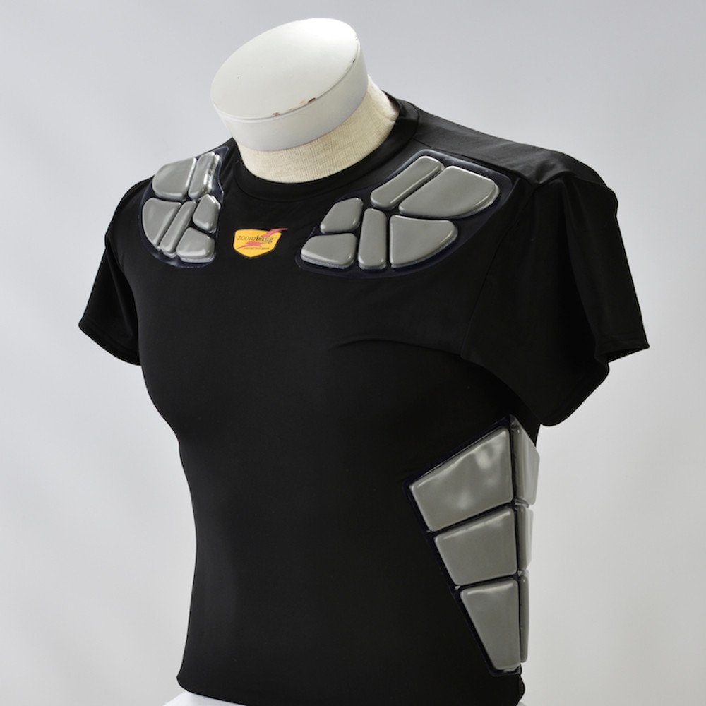 Zoombang Hockey Goalie Shirt - Black Protective Chest Guard for Adult Ice Hockey Players - Perfect for Goalie Training & Ice Hockey Games
