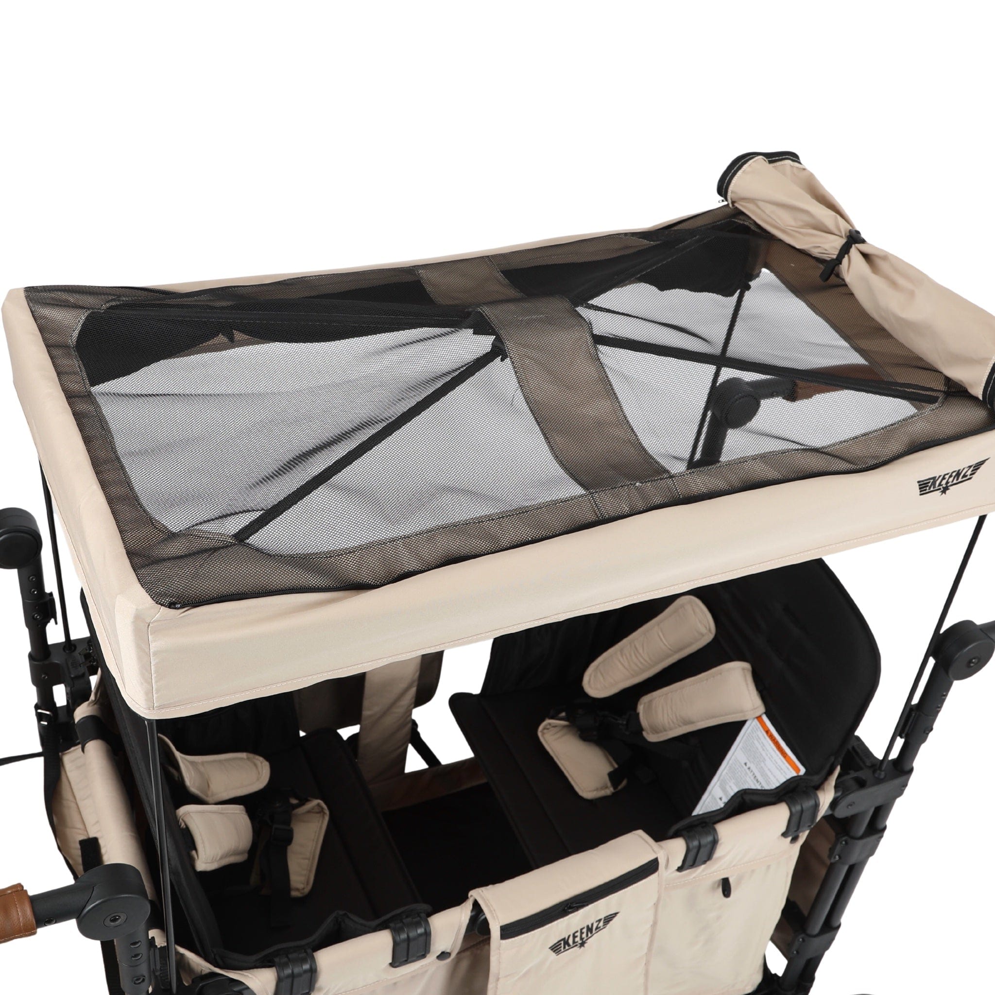 Keenz XC 2.0 2 Passenger Stroller Wagon - Lightweight Foldable All-Terrain Wagon for Kids & Toddlers - Perfect for Beach, Park, Camping & Outdoor Adventures