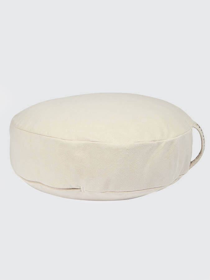 Manduka Round Meditation Cushion - Premium Zafu Yoga Pillow for Meditation & Mindfulness Practice - Ideal for Home, Studio & Outdoor Yoga Sessions