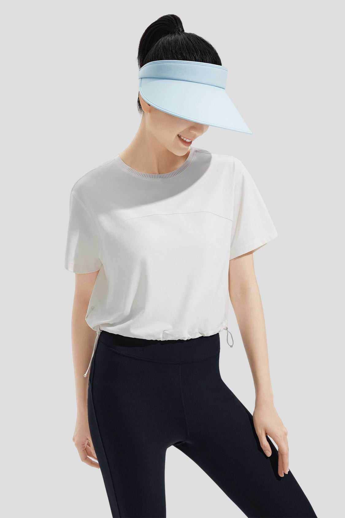 Guji Wide Brim Women's Sun Visor Hat UPF50+ for Outdoor Activities - Beach, Golf, Hiking & Gardening (BM569)