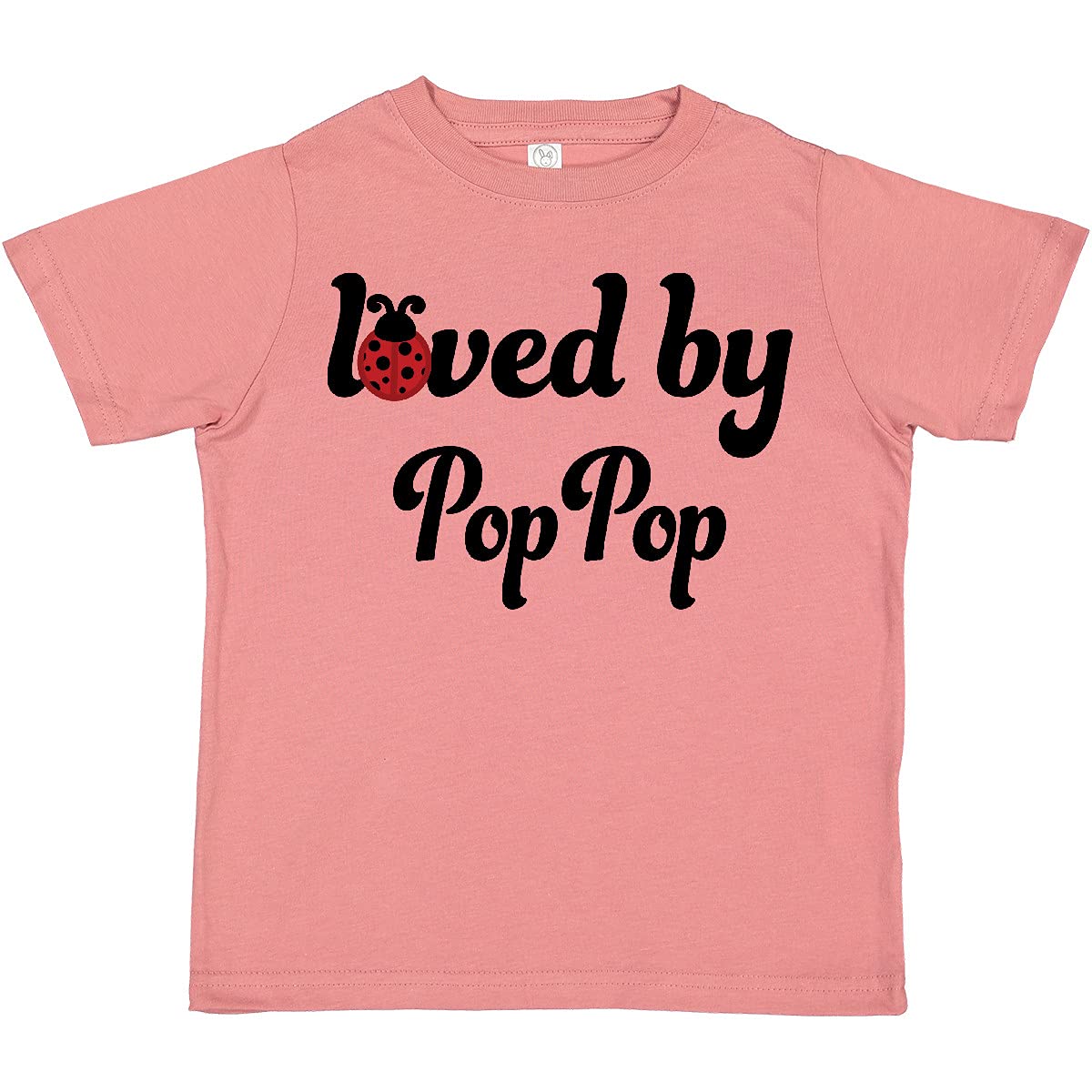 Loved by Pop Pop Toddler T-Shirt | Cute Graphic Grandpa T-Shirt for Kids | Soft Cotton Toddler Tee | Perfect for Family Reunions & Grandparents Day Gifts