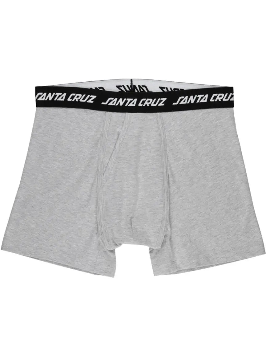 Santa Cruz Kids Boxer Shorts - Soft Cotton Underwear for Boys, Grey Color - Perfect for Playtime, Sports & Everyday Comfort