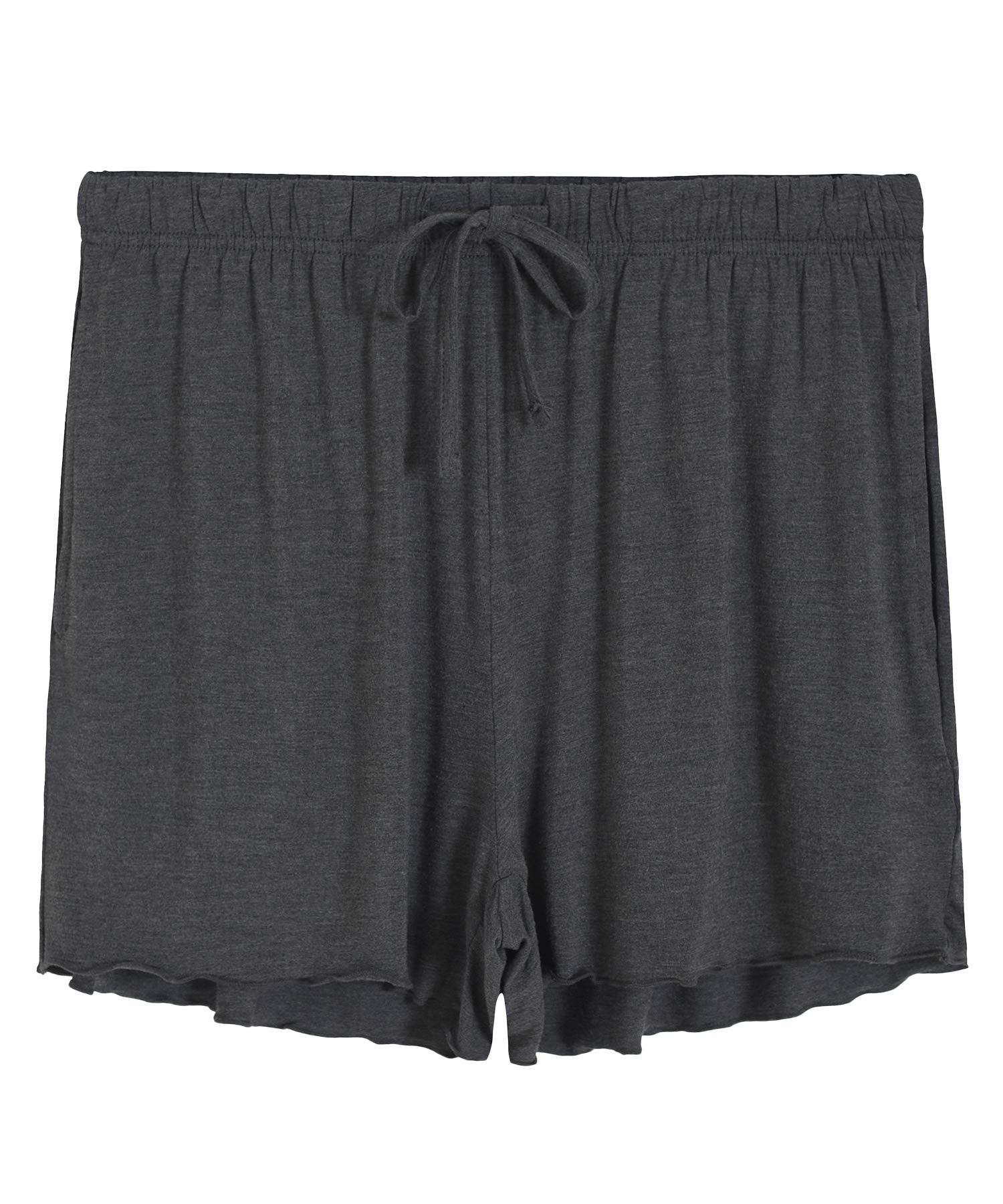 Soft & Breathable Women's Bamboo Viscose Pajama Shorts with Pockets - Comfy Sleepwear for Summer Nights, Lounge Wear at Home, Travel & Vacation Comfort