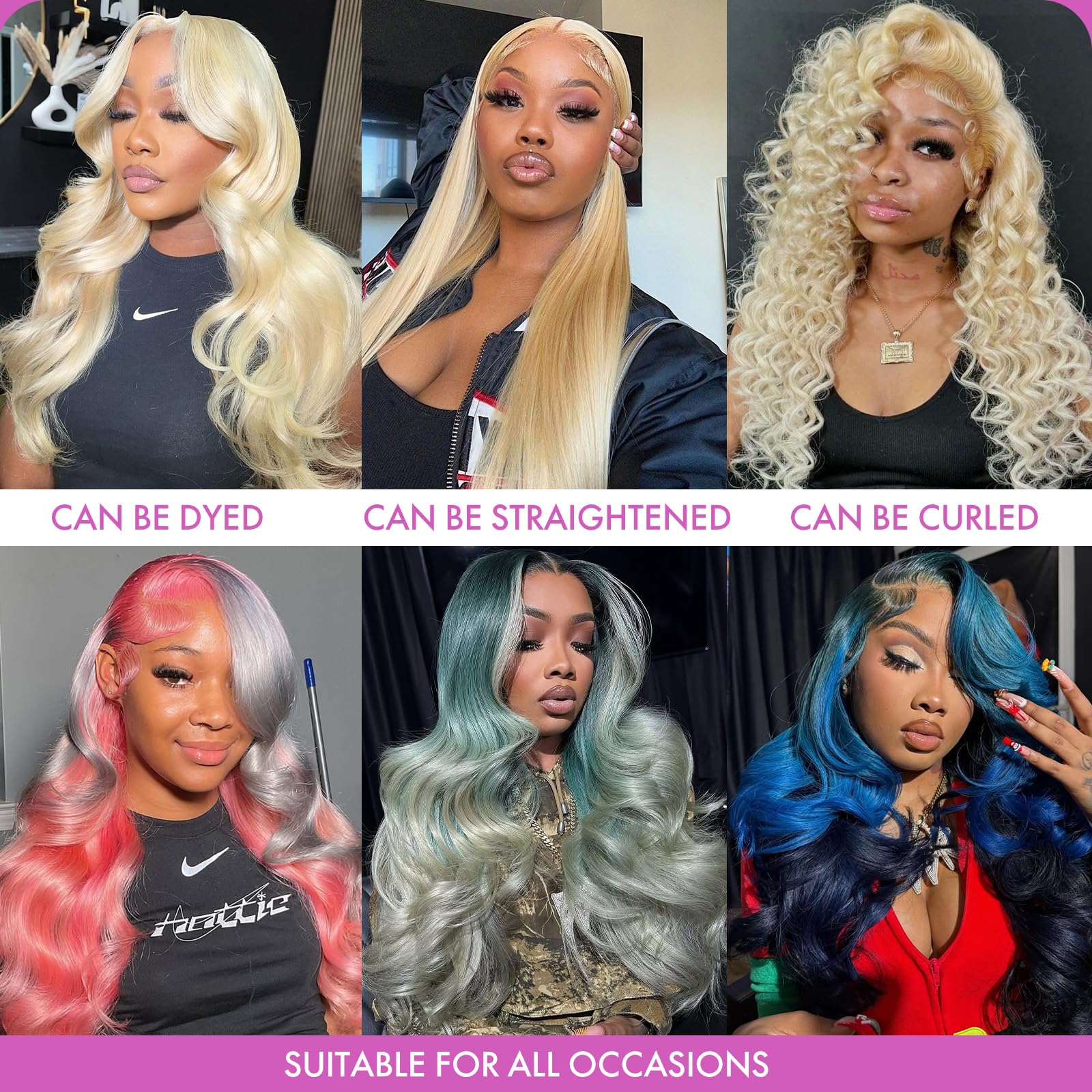 30 Inch 613 Blonde Human Hair Lace Front Wig - 200% Density Body Wave with Pre-Plucked Natural Hairline & 13x4 HD Lace Frontal - Perfect for Daily Wear, Cosplay, and Special Occasions
