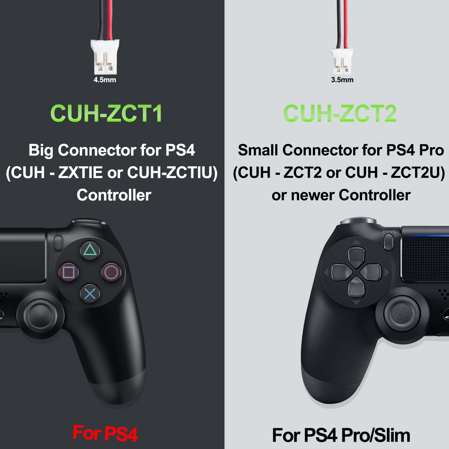 Original PS4/PS4 Pro Battery Replacement for Sony DualShock 4 V1 V2 Controller - Compatible with CUH-ZCT2/CUH-ZCT2E/CUH-ZCT1E/CUH-ZCT1U - Perfect for Gaming, Streaming & Long Play Sessions
