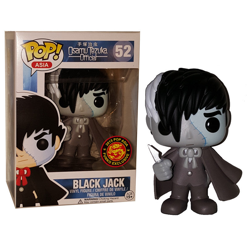 Official Osamu Tezuka Monochrome Black Jack Asia Pop! Vinyl Figure - Collectible Anime Character Statue for Display, Gift & Home Decor
