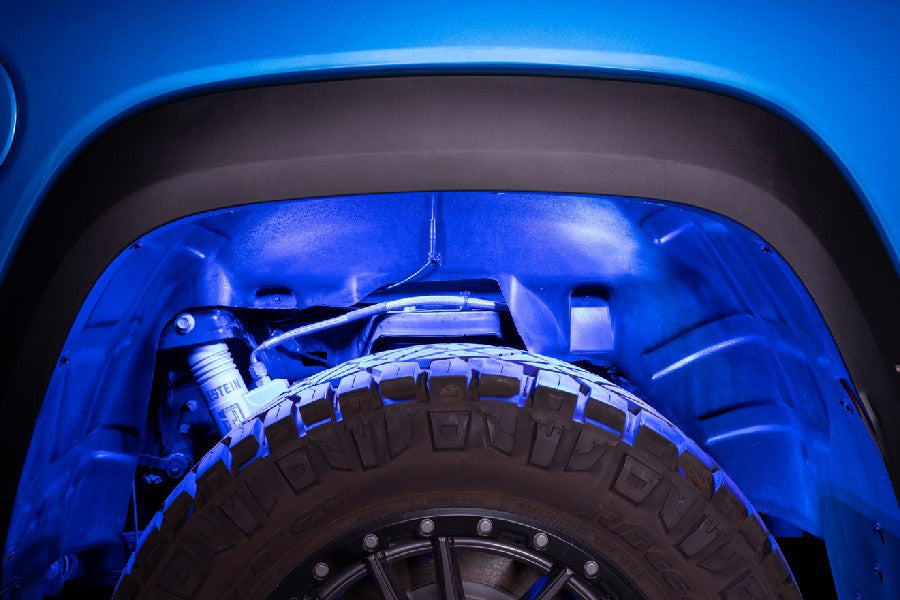 Diode Dynamics Stage Series Single Color LED Rock Light - Blue M8 for Off-Road Trucks & Jeeps - Waterproof Underbody Lighting for Night Driving & Outdoor Adventures