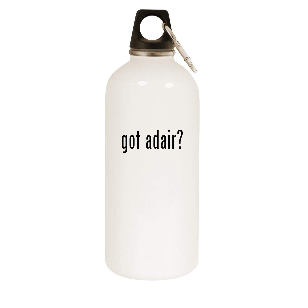 20oz Stainless Steel Insulated Water Bottle with Carabiner Clip - Leakproof & BPA Free - Perfect for Hiking, Gym & Outdoor Adventures