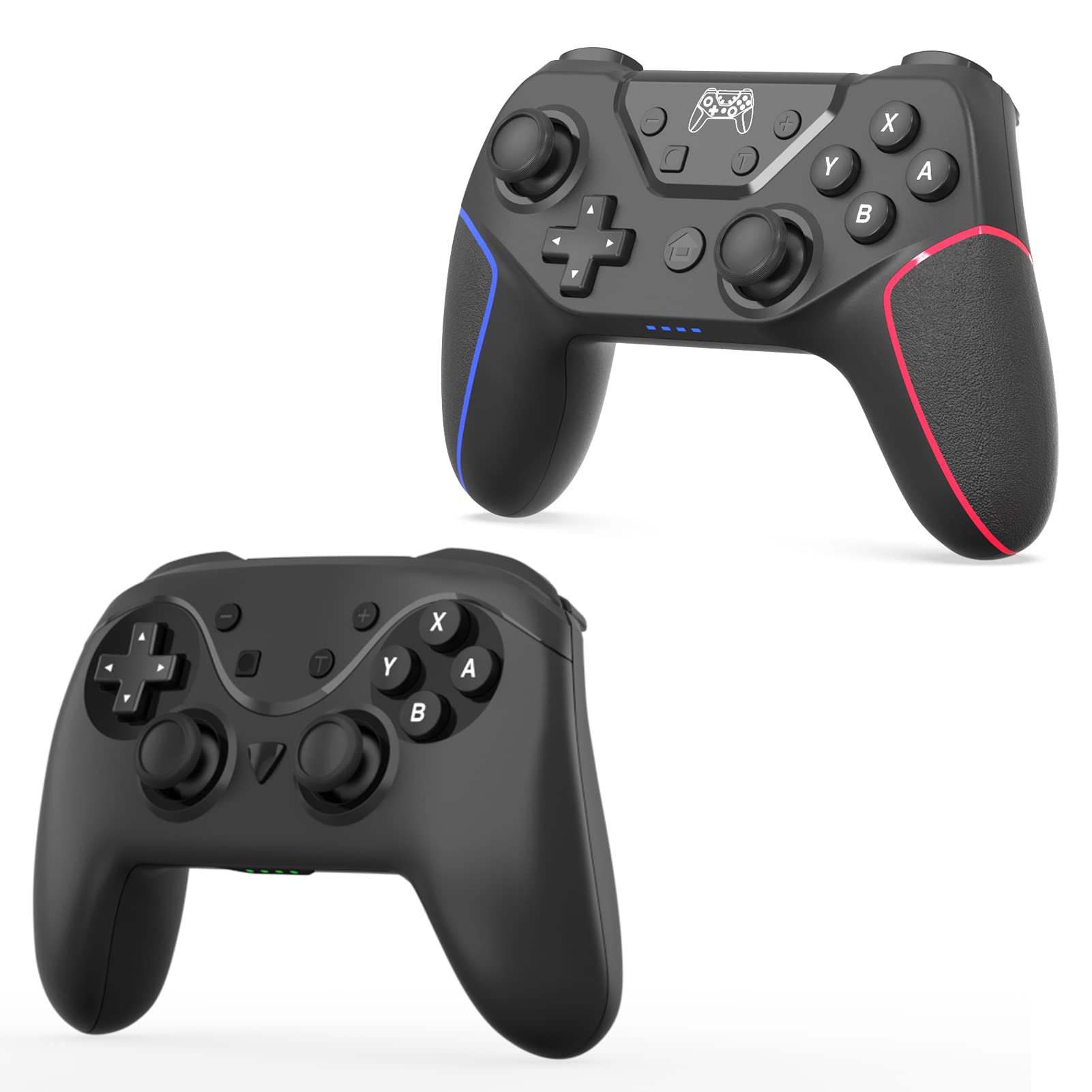 YCCTEAM Wireless Pro Controller for Nintendo Switch/Switch Lite/Switch OLED - Adjustable Turbo, Motion Control, Vibration & Wake-up Function | Perfect for Gaming at Home or On-the-Go
