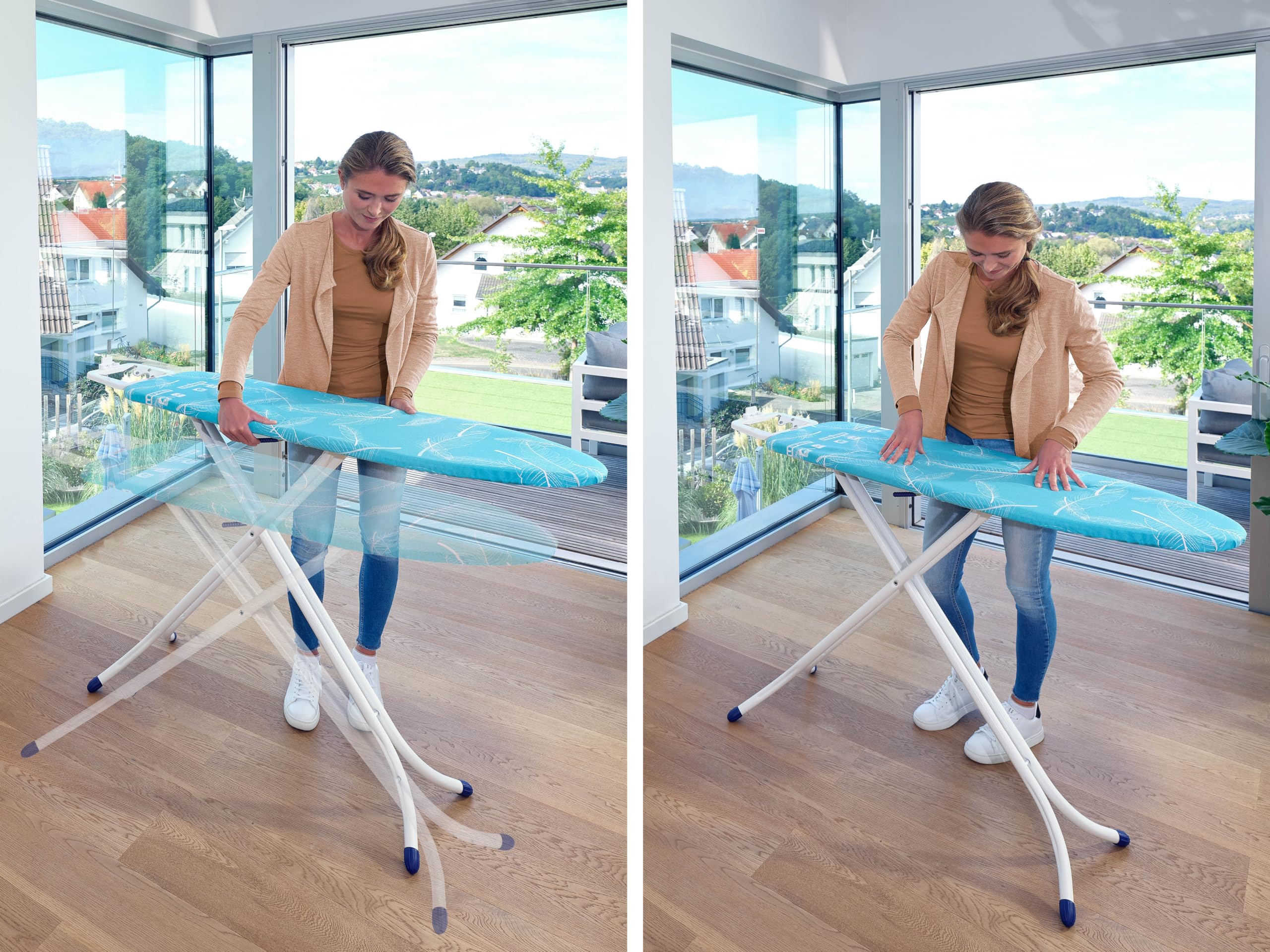 **Leifheit Air Board Compact Ironing Board for Steam Irons - 47