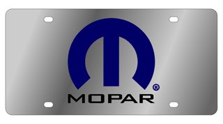 Eurosport Daytona License Plate Frame - Compatible with Mopar Vehicles - Official Mopar Logo - Durable Car Accessory for Jeep, Dodge, Chrysler - Perfect for Car Enthusiasts & Show Events