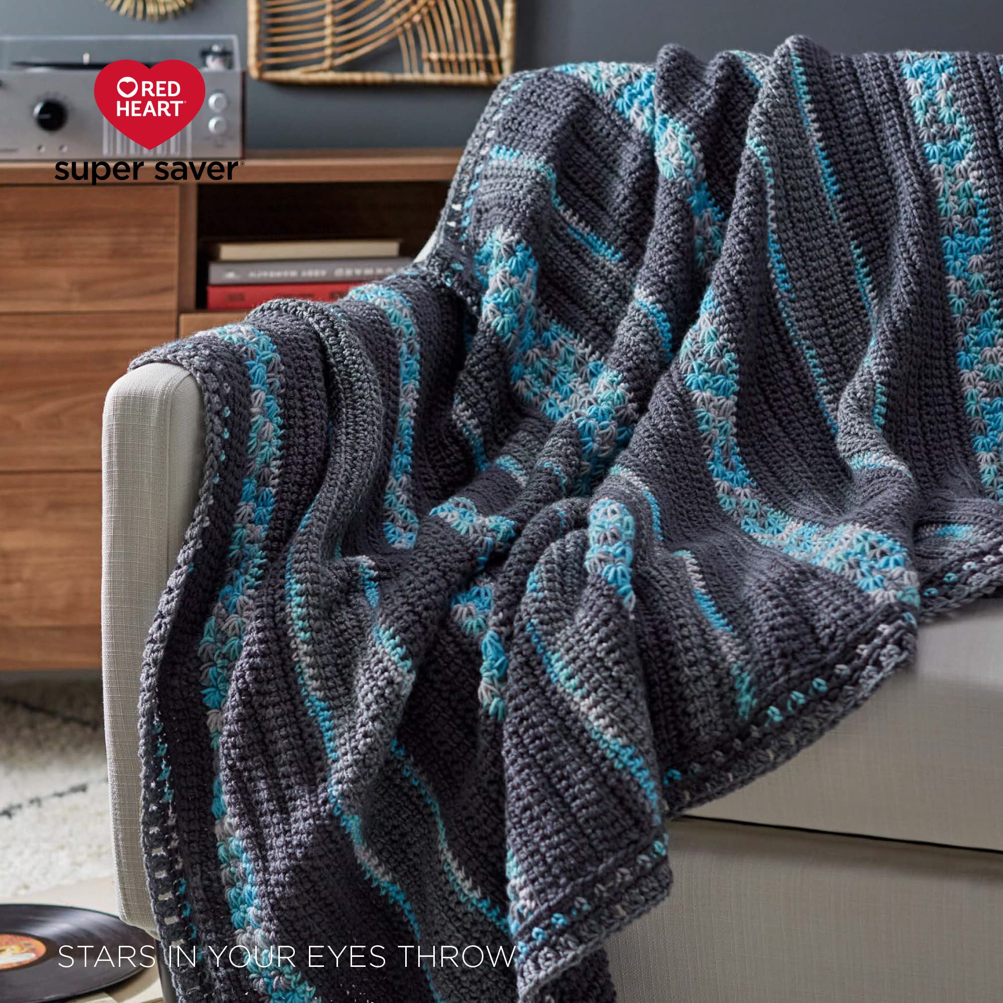 Red Heart Super Saver Yarn 3-Pack - Dove Gray (3 Count) | Soft Acrylic Yarn for Knitting & Crocheting | Perfect for Blankets, Scarves & DIY Crafts