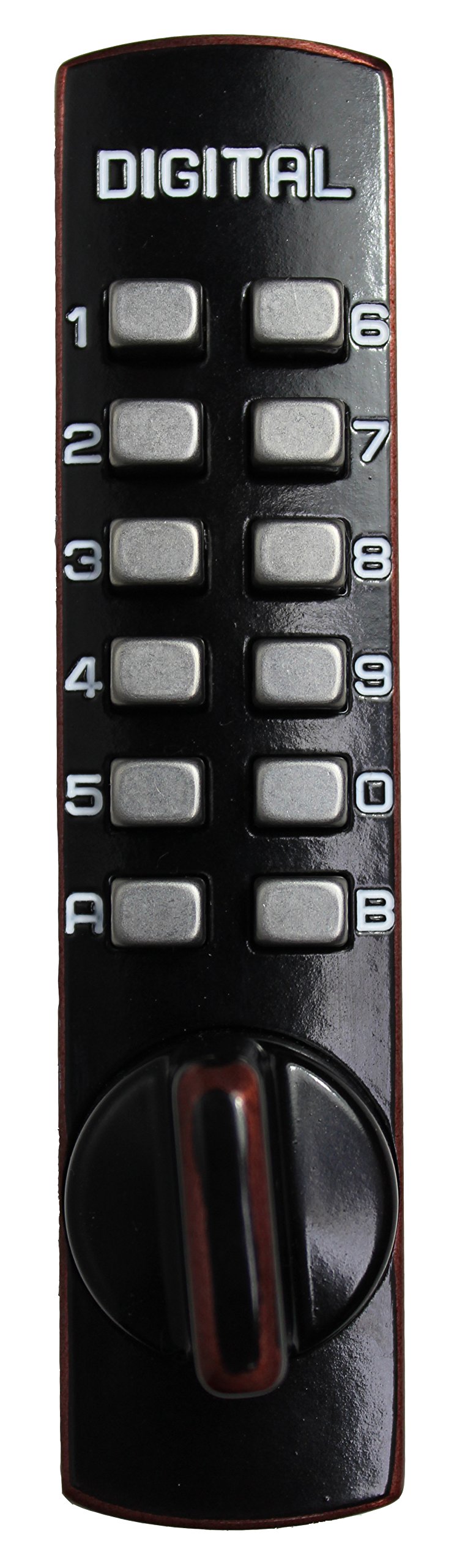 C120 Oil Surface Mount Slide Bar Lock - Heavy Duty Cabinet & Drawer Lock for Home, Office, and Industrial Use
