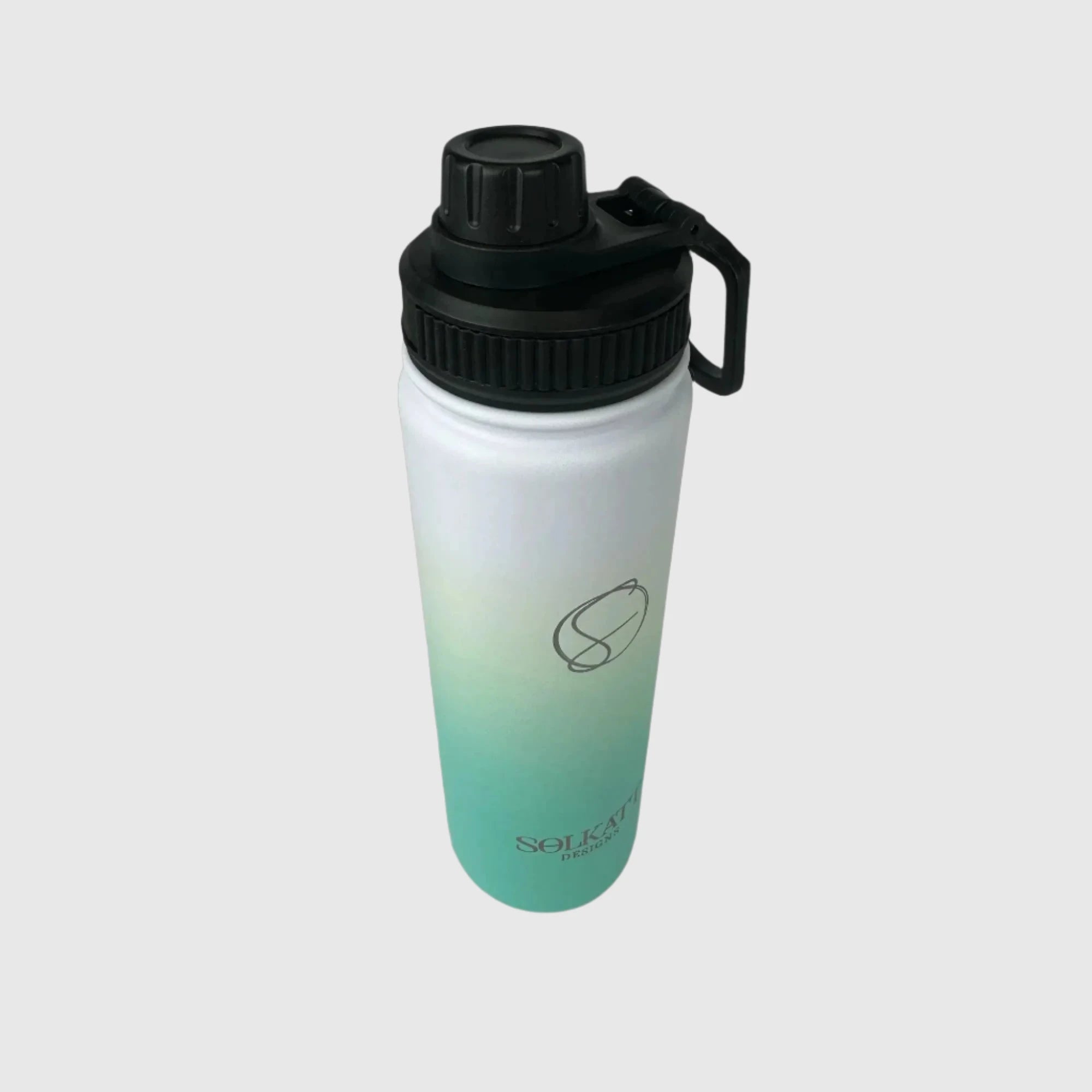 Ocean Aqua Insulated Stainless Steel Water Bottle 650ml (22oz) - Leakproof & BPA Free - Perfect for Hiking, Gym & Outdoor Activities