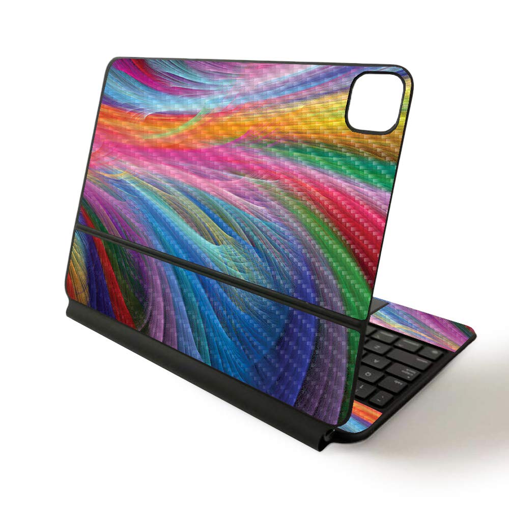 MightySkins Vinyl Skin Cover for Apple Magic Keyboard iPad Pro 11-inch (2020) - Sushi Design | Protective, Durable Decal Wrap | Perfect for Work, Travel & Personalization