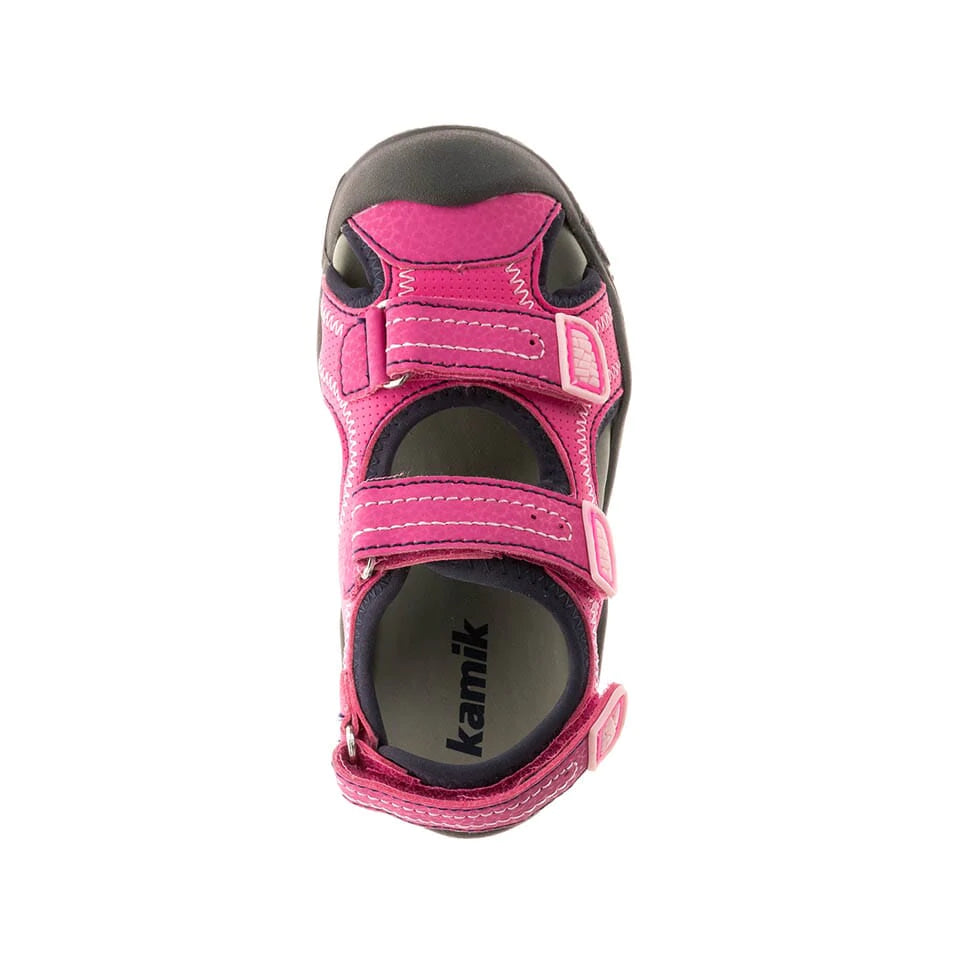 Kamik Pink Seaturtle Toddler Sandals - Waterproof Beach Shoes for Girls & Boys - Perfect for Summer, Pool, and Outdoor Play