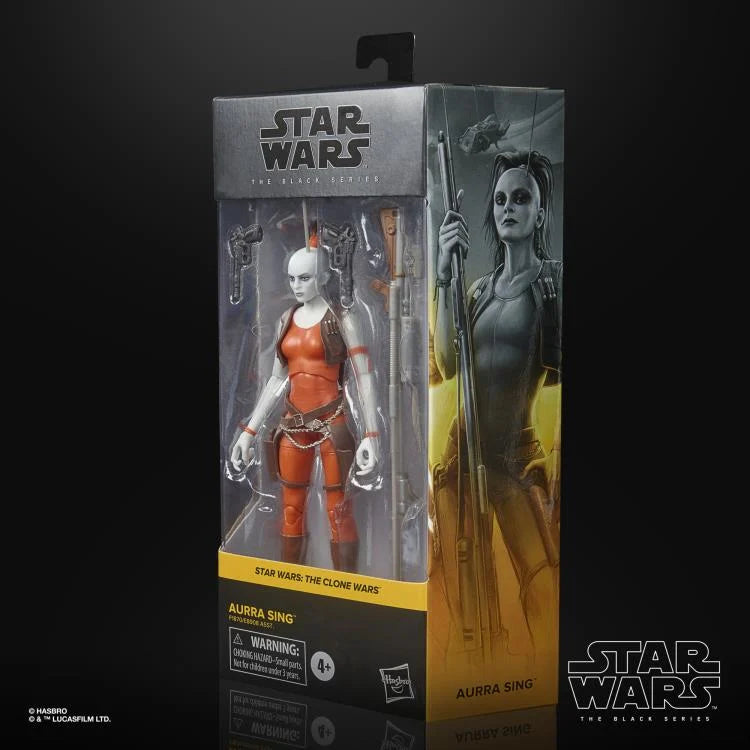 Star Wars The Black Series Aurra Sing Action Figure - The Clone Wars Collectible Toy for Fans & Display