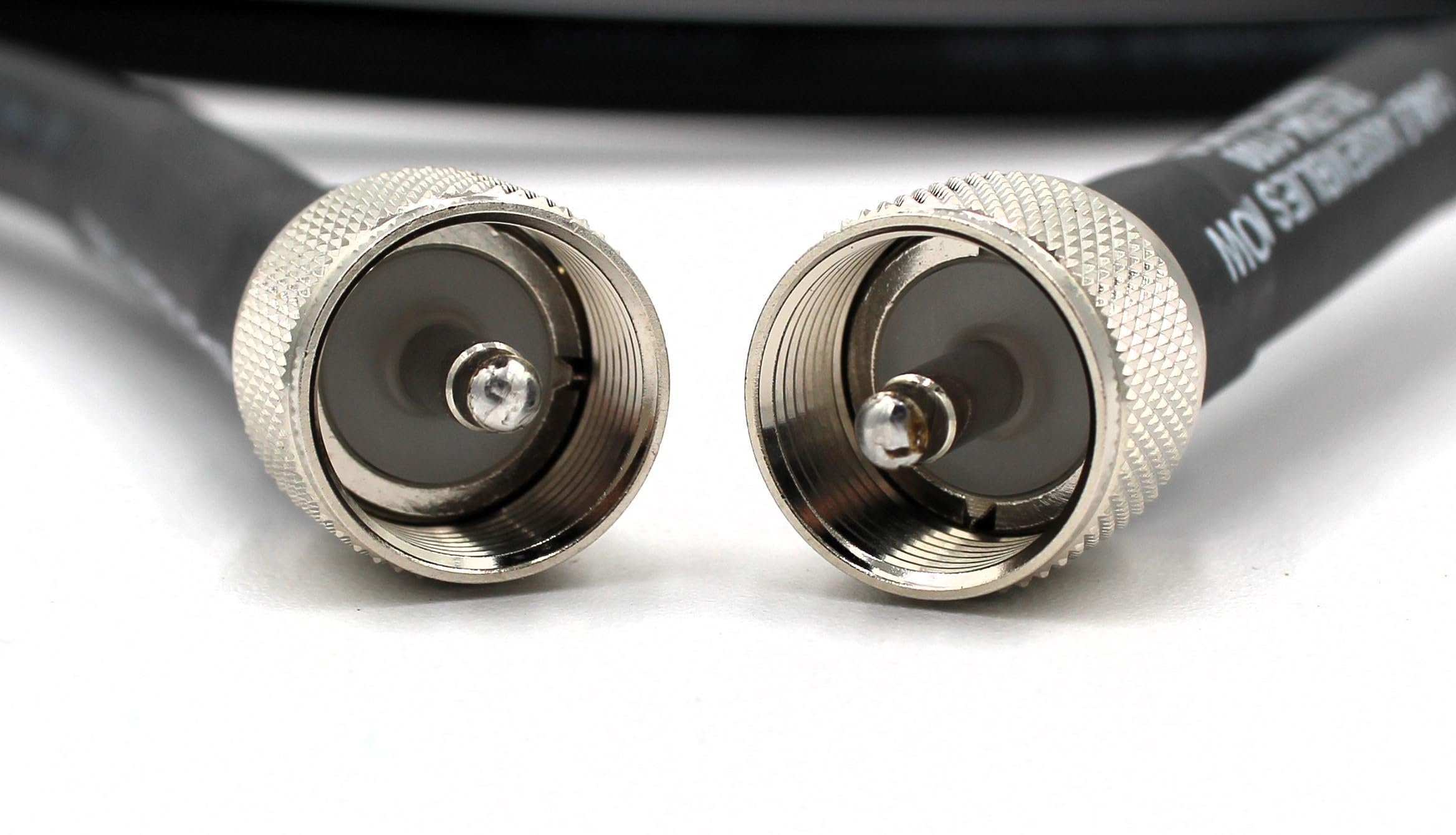 Times Microwave LMR-400 Low Loss Coaxial Cable 50ft with UHF Male to UHF Male (PL259) Connectors - 50 Ohm Coax Cable for WiFi, Ham Radio, CB Radios, Two-Way Communication & Antenna Installation - Perfect for Home/Office Signal Boosting & Outdoor Transmitter Setups