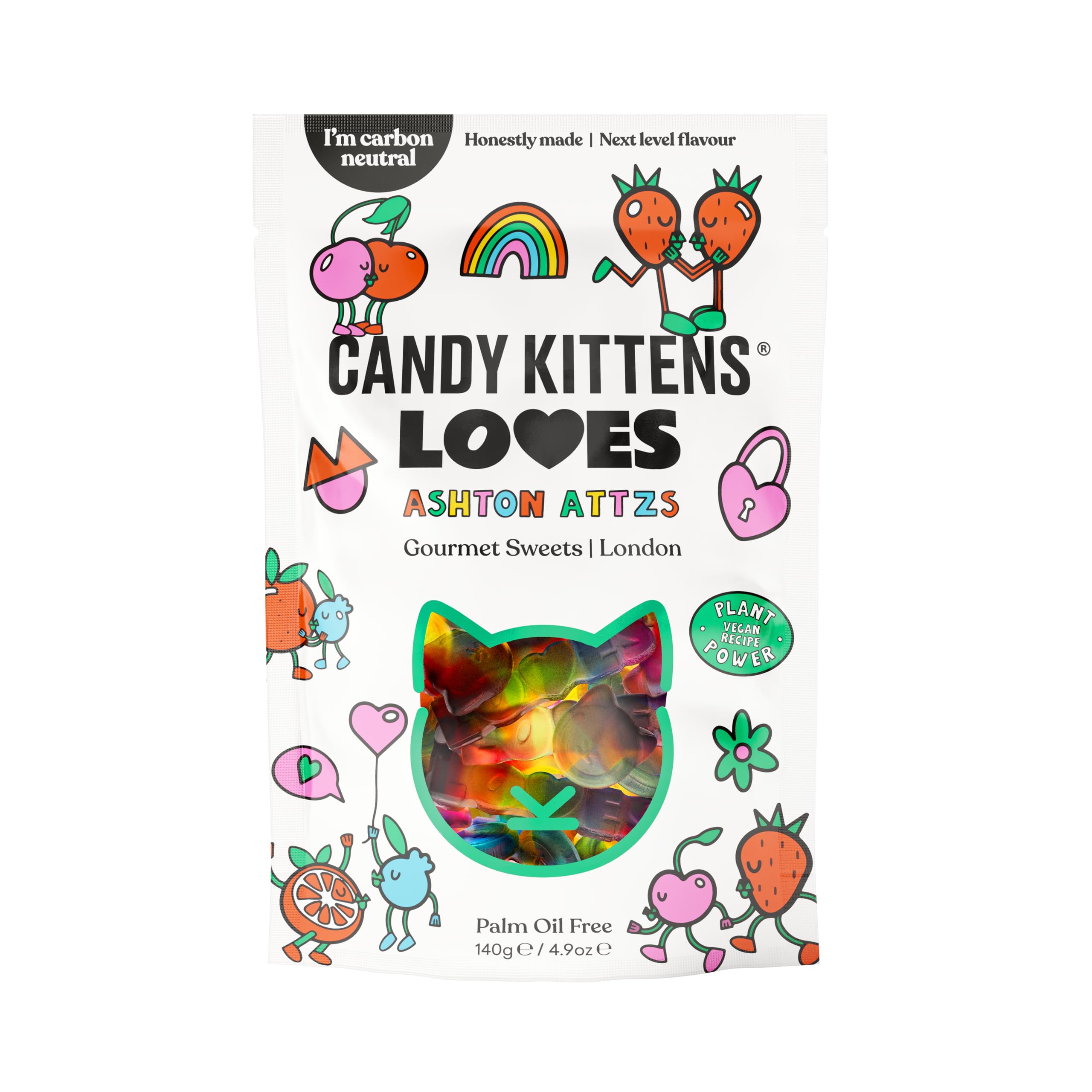 CANDY KITTENS Love Sweets 140g - Perfect for Gifts & Parties