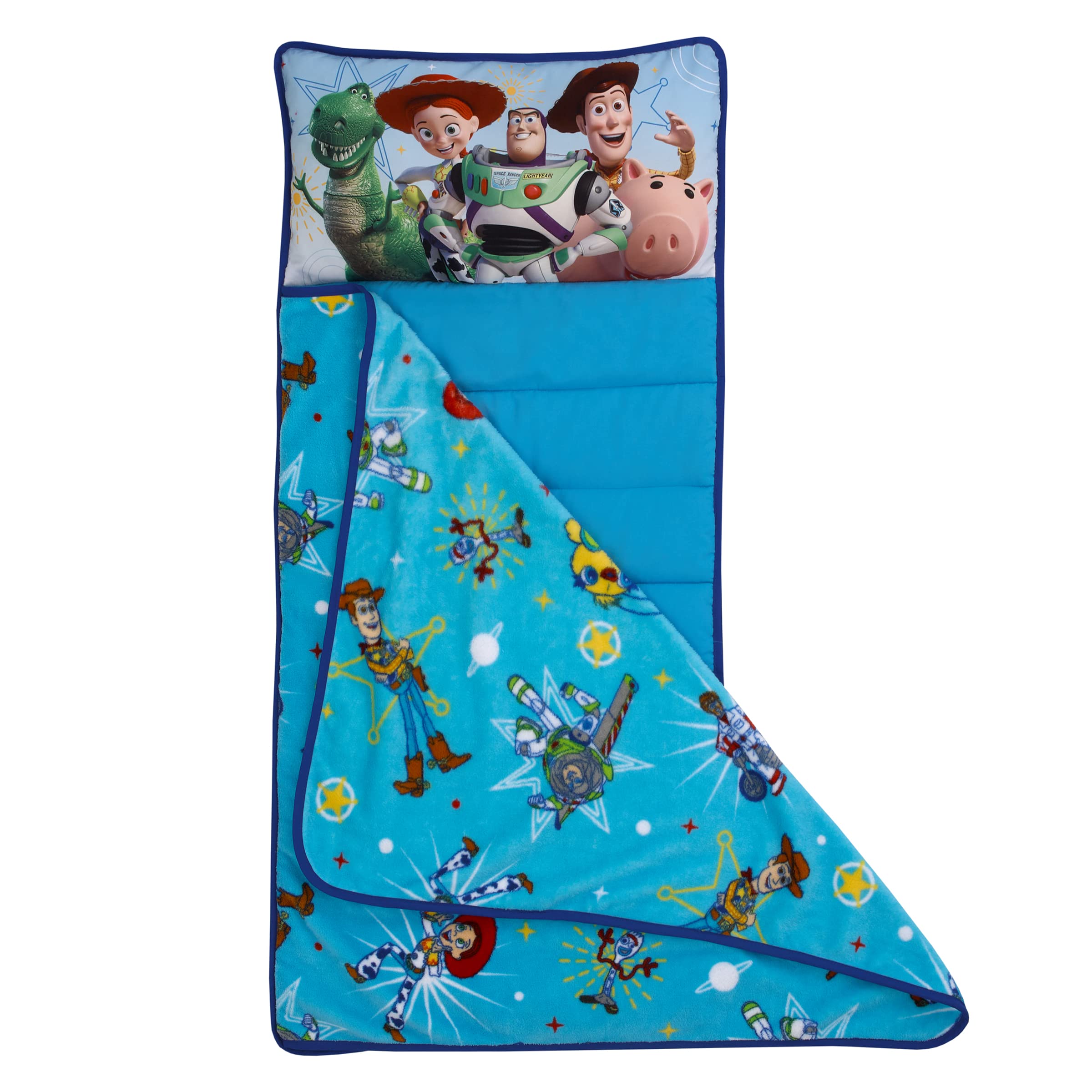 NOJO Toddler Nap Mat - Soft & Comfortable Portable Sleeping Mat for Daycare, Preschool & Travel - Machine Washable & Lightweight for Kids Ages 2-5
