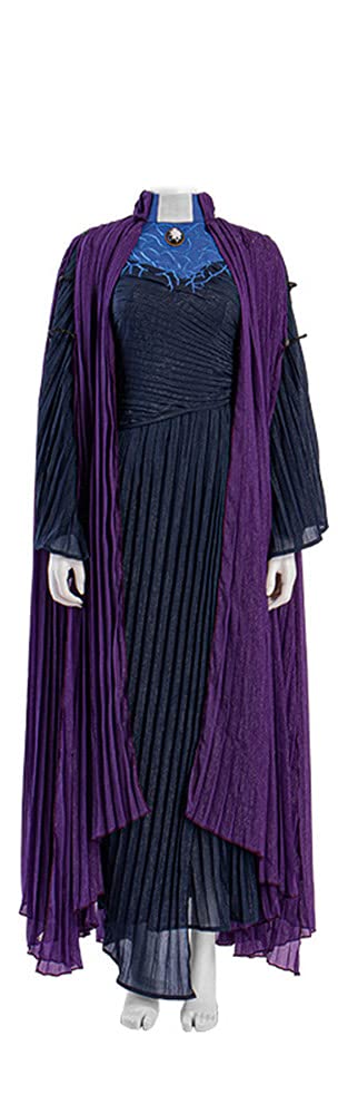Scarlet Witch Wanda Agatha Harkness Costume for Women - Halloween Cosplay Outfit with Cloak - Perfect for Comic Con, Cosplay Parties & Witch Themed Events