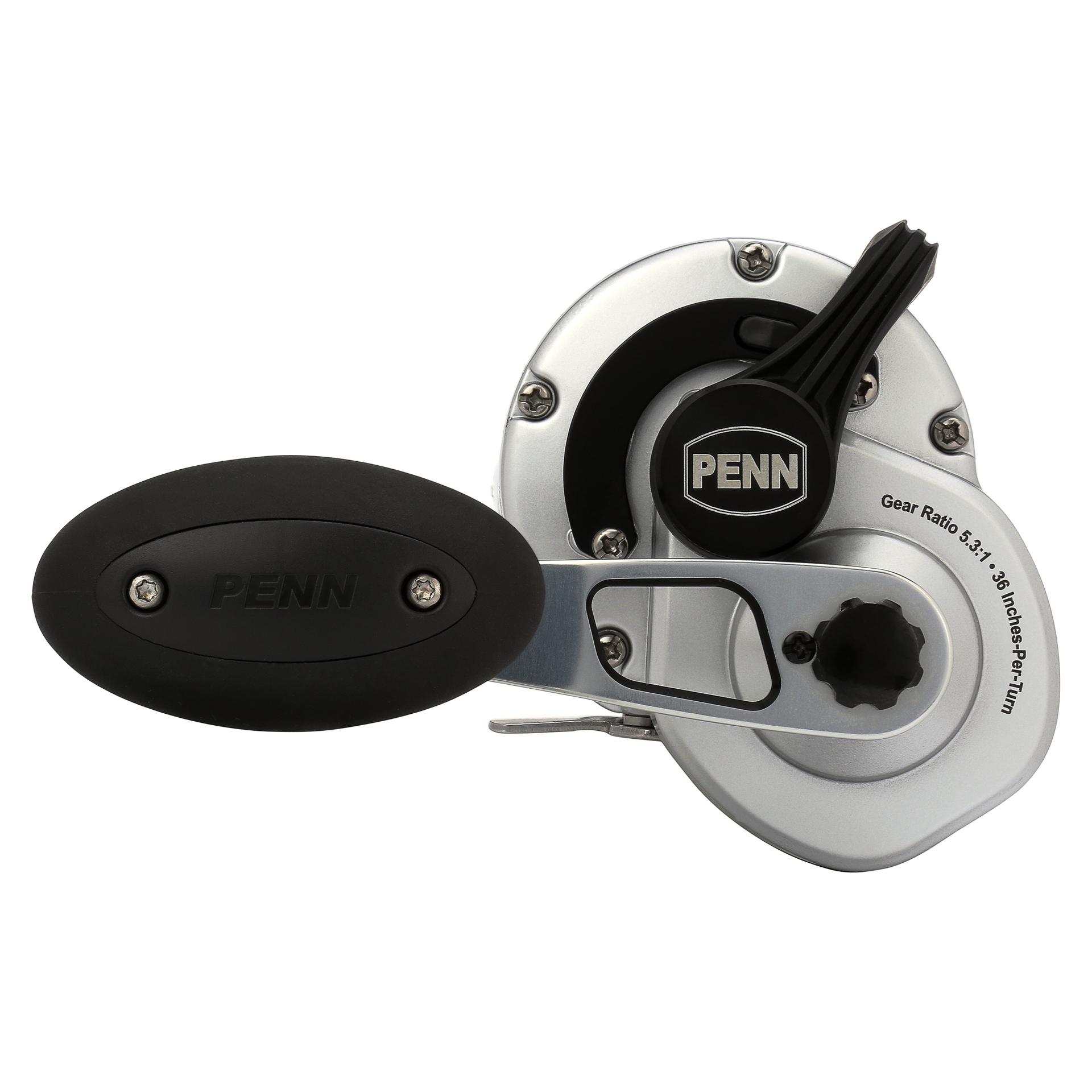 Penn Fathom II Lever Drag Conventional Fishing Reel - Saltwater & Freshwater Trolling Reel for Offshore & Inshore Fishing - Perfect for Deep Sea, Surf Casting & Boat Fishing