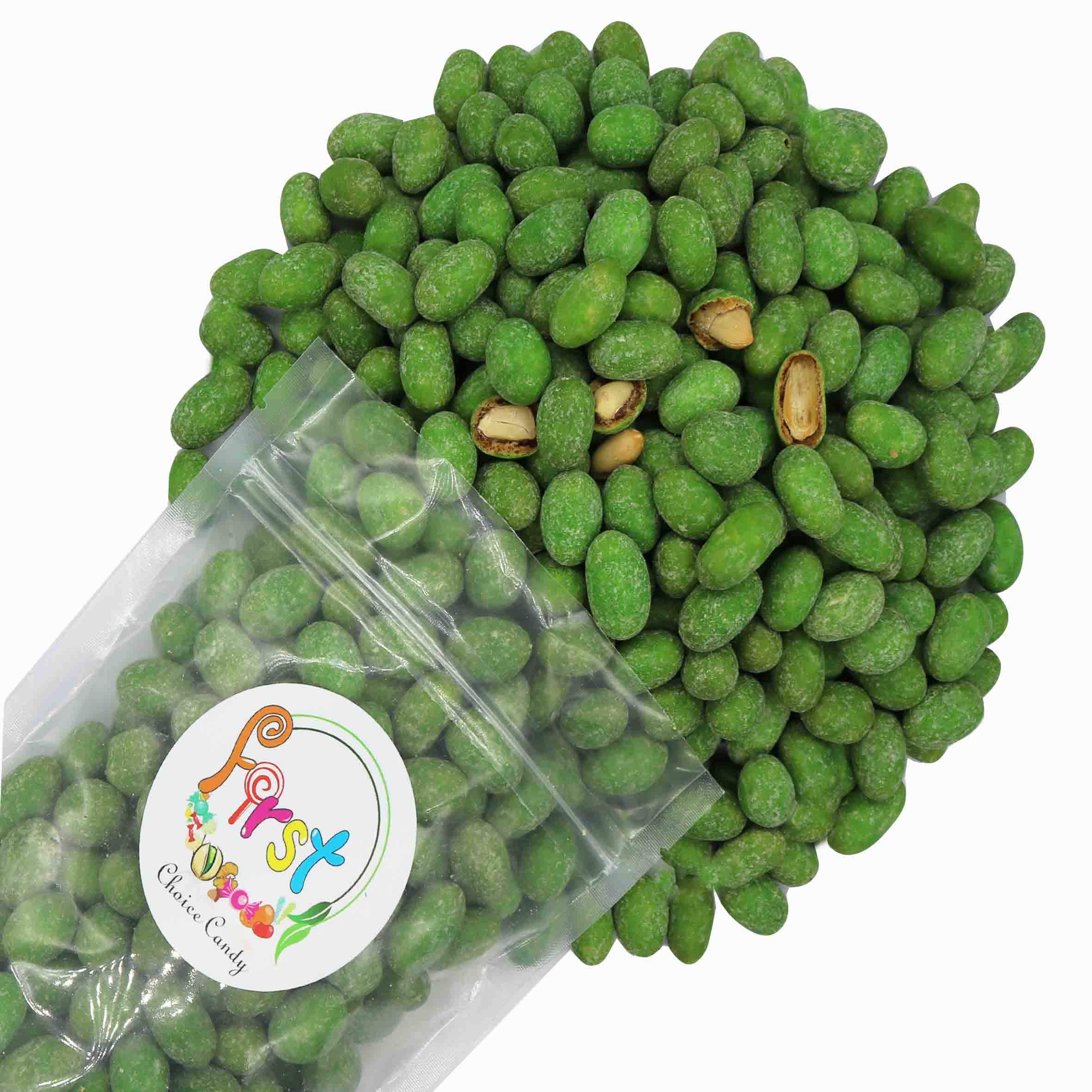 Crunchy Wasabi Coated Peanuts - 5lb Bulk Bag | Spicy Japanese Snack for Parties, Office & Movie Nights | Premium Roasted Peanuts with Wasabi Flavoring