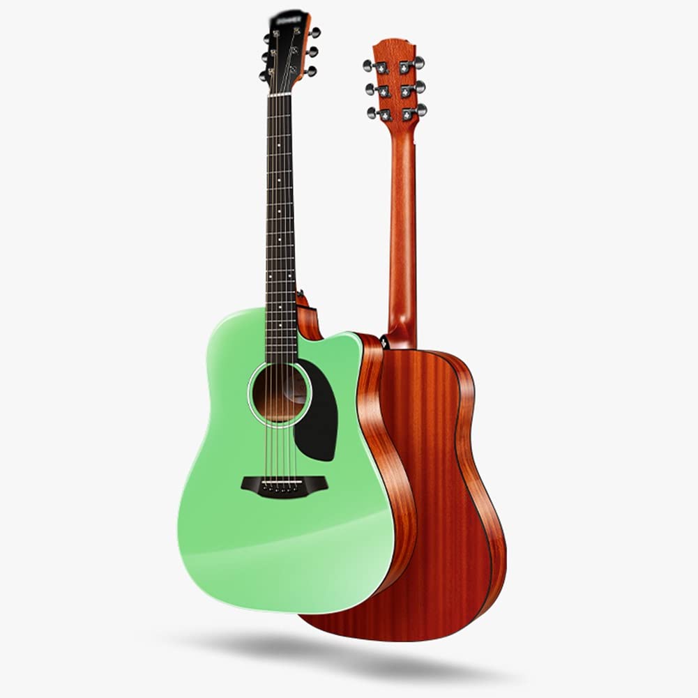 YYFANG 41-Inch Acoustic Guitar Set with Clear Sound - Perfect for Beginners, Kids, Teens & Self-Taught Musicians - Ideal for Travel, Practice & Holiday Gifts (H Color) | Home, School & Outdoor Use