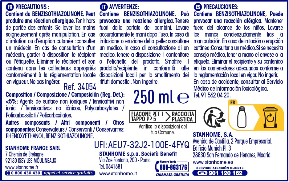 STANHOME Wood Furniture Maintenance Cream - 250ml | Natural Polish & Protector for Tables, Chairs & Cabinets | Restores Shine & Prevents Cracking