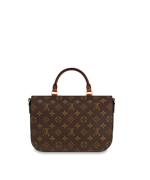 Authentic Louis Vuitton Vaugirard Monogram Creme Black Handbag - Luxury Designer Shoulder Bag for Women, Perfect for Work, Travel & Everyday Use