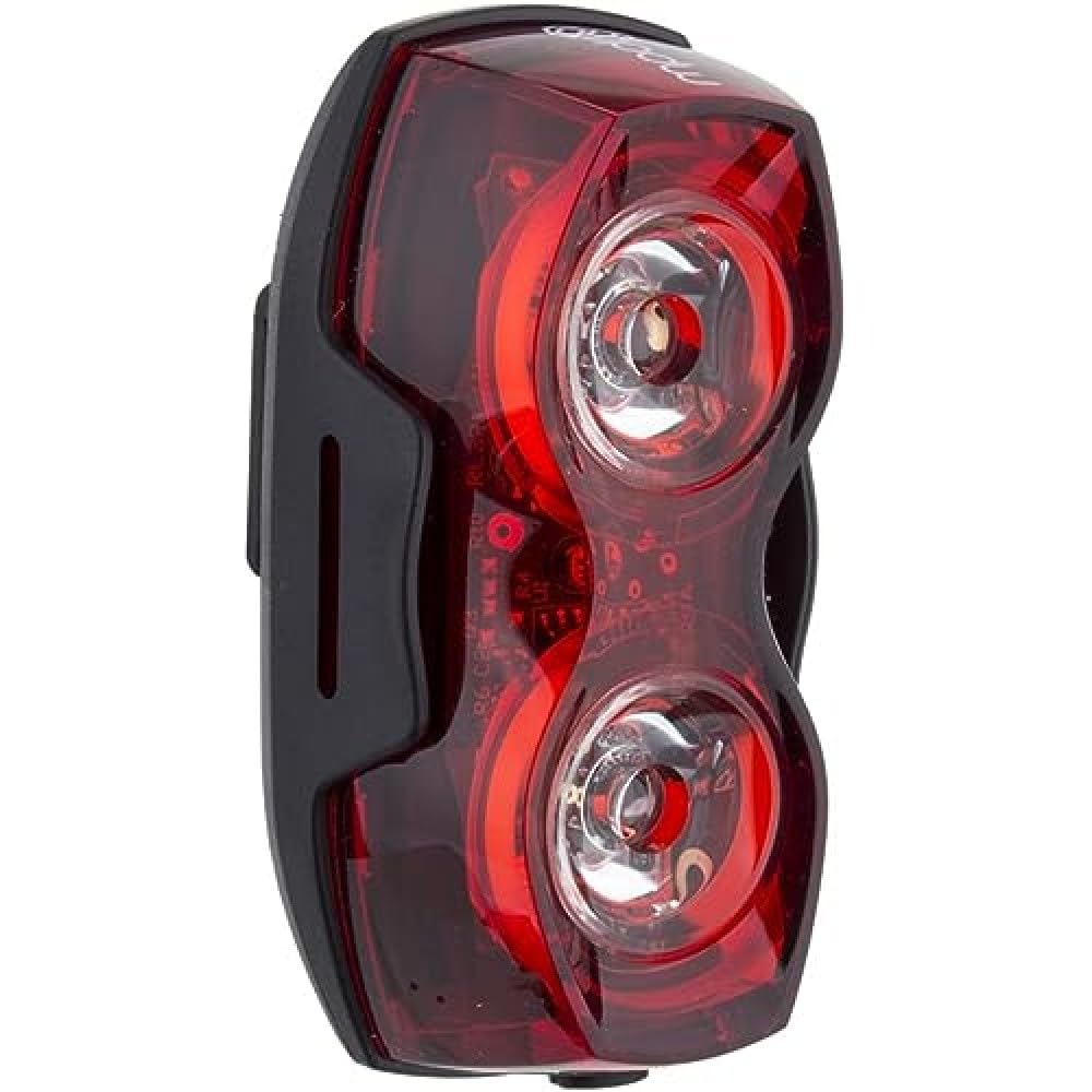 Portland Design Works Danger Zone Tail Light - High Visibility Bike Rear Light for Night Cycling, Running, and Outdoor Safety