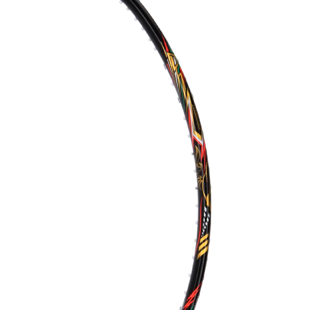 HNDRD Battle 700 Professional Badminton Racket - Carbon Fiber Shaft with High Tension String - Perfect for Tournaments & Training Sessions