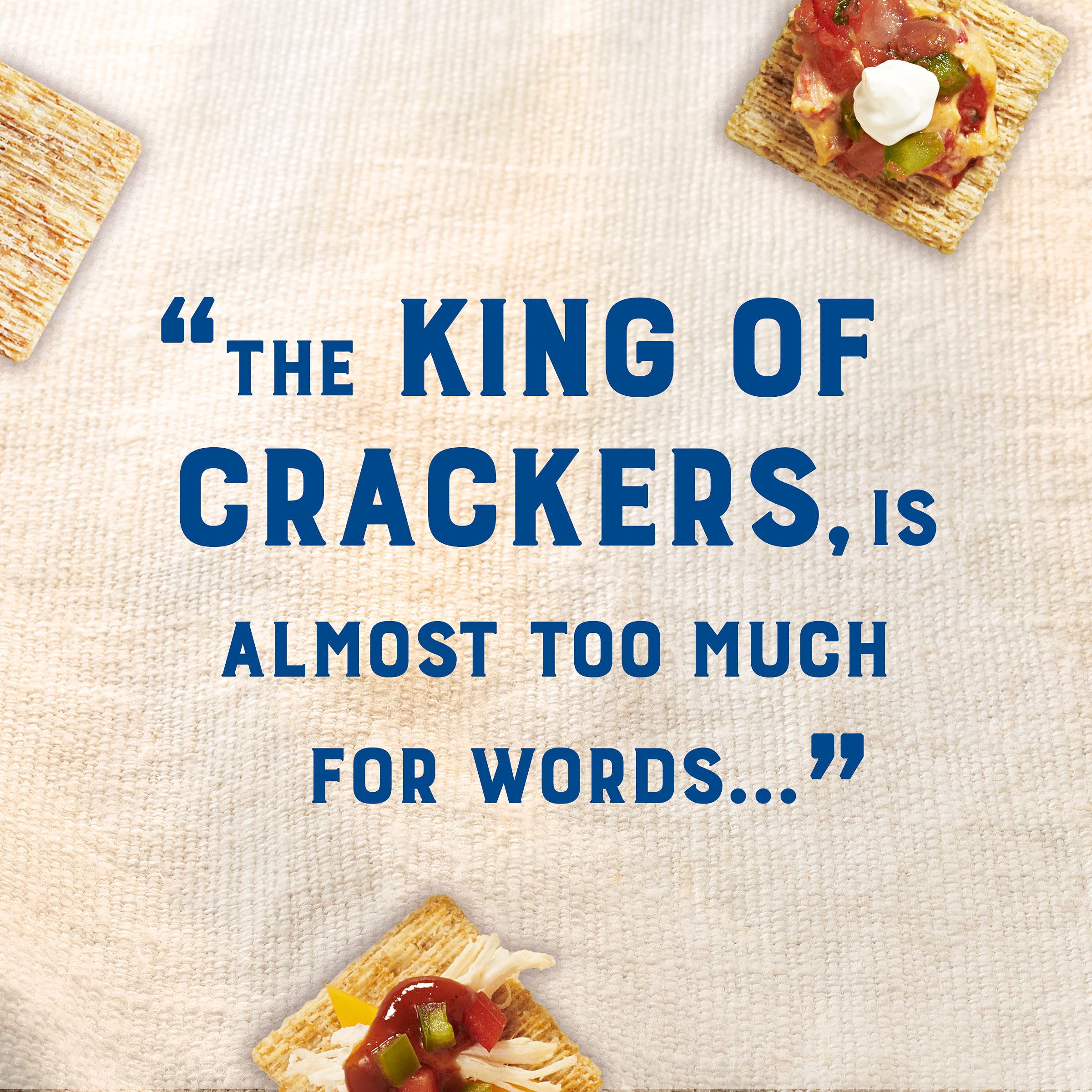 Organic Whole Grain Wheat Crackers | Triscuit Original | Vegan & Gluten-Free Snacks | Healthy Lunch Box & On-The-Go Snacking | 7 oz Pack