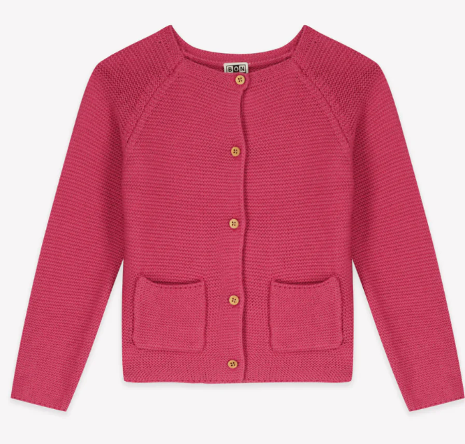 BONTON Kids Cardigan Sweater for Boys & Girls (6 Months to 3 Years) - Soft & Cozy Knit Pullover for Playdates, School, and Family Outings
