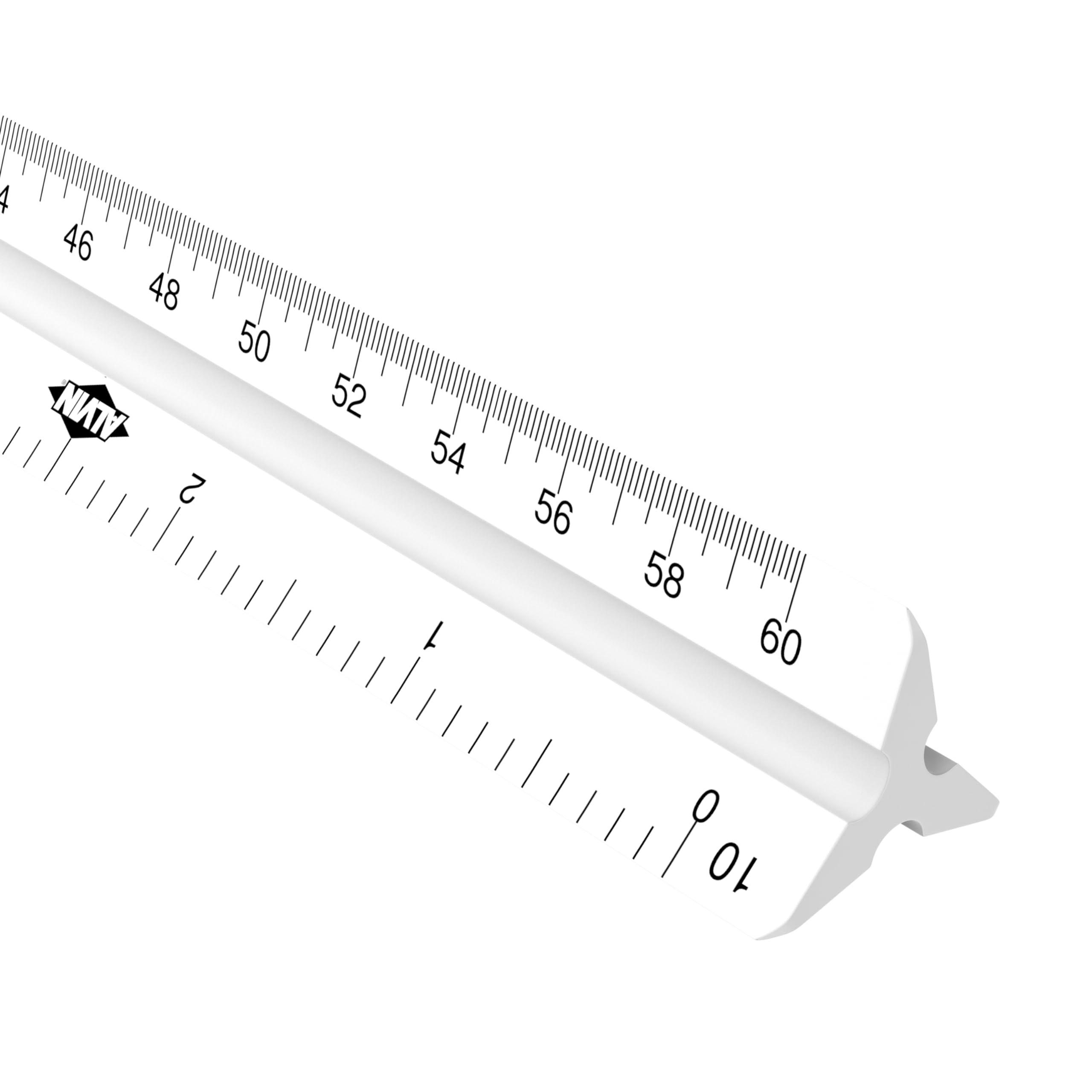 Alvin Combination Triangular Scale Ruler - 12 Inch Dual Metric & Imperial Measurement Drafting Tool for Architects, Engineers & Students | Perfect for Technical Drawing, Blueprint Reading & CAD Design