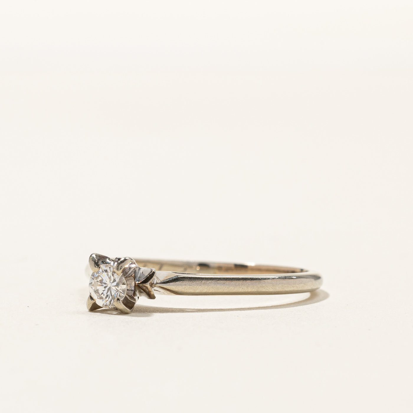 0.20ct High Set Diamond Ring - Size 8.75 | Elegant Solitaire Engagement Ring for Women | Perfect for Proposals, Anniversaries & Special Occasions