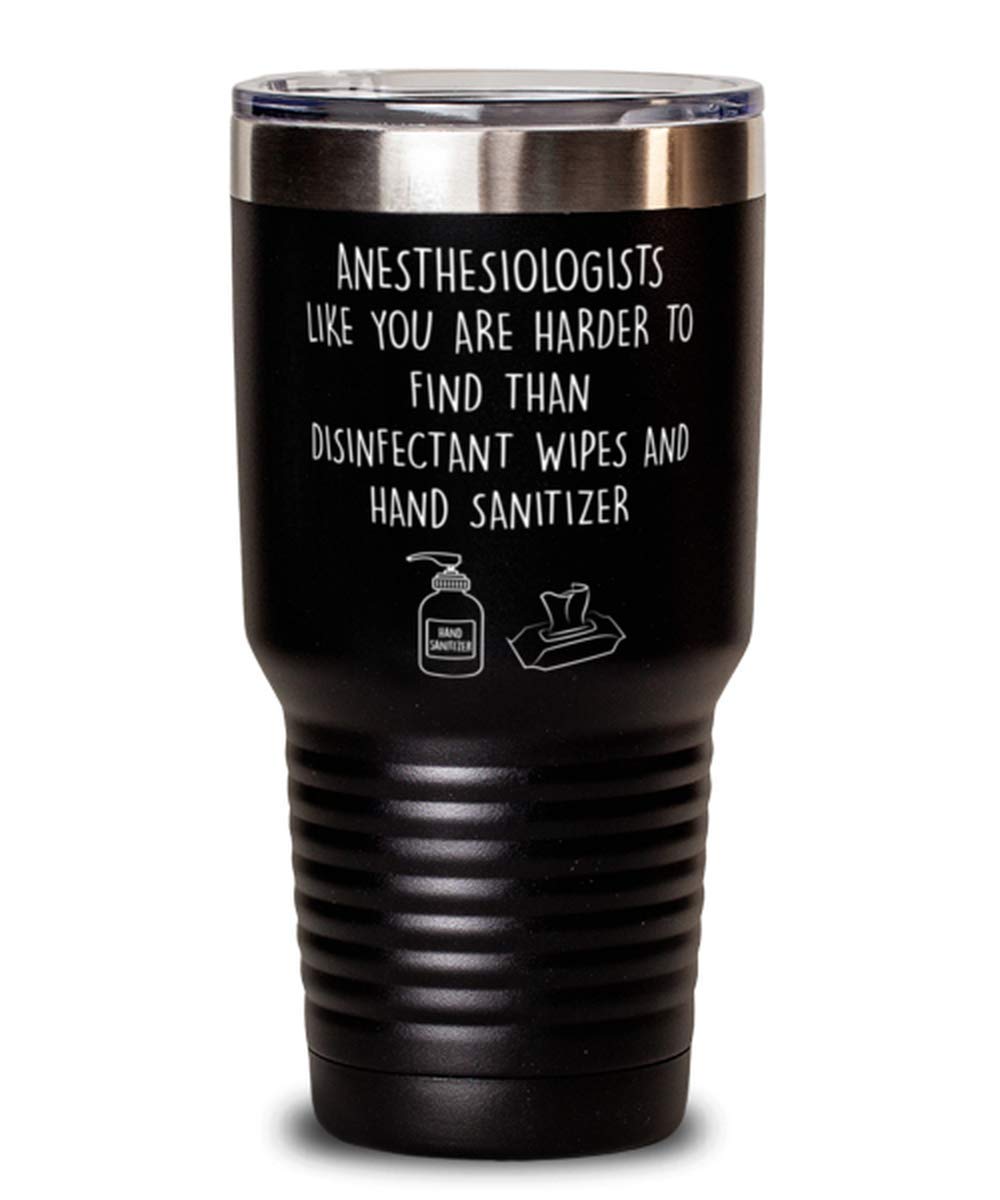 30oz Stainless Steel Funny Anesthesiologist Tumbler - Hard to Find Like You | Gift for Medical Professionals | Perfect for Coffee, Tea & Hospital Shifts