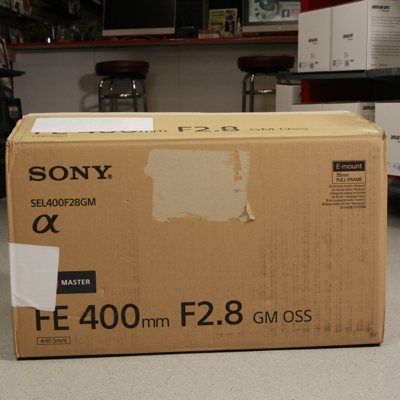 Open Box Excellent Condition Sony FE 400mm f/2.8 GM OSS Lens - Professional Telephoto Camera Lens for Sports, Wildlife & Event Photography