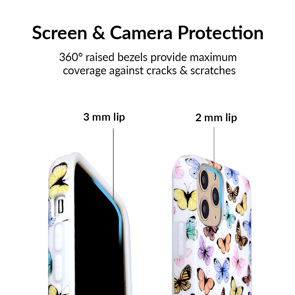 Butterfly Design iPhone Case - Elegant & Protective Phone Cover for iPhone 13/14/15 - Perfect for Nature Lovers & Fashion Accessories