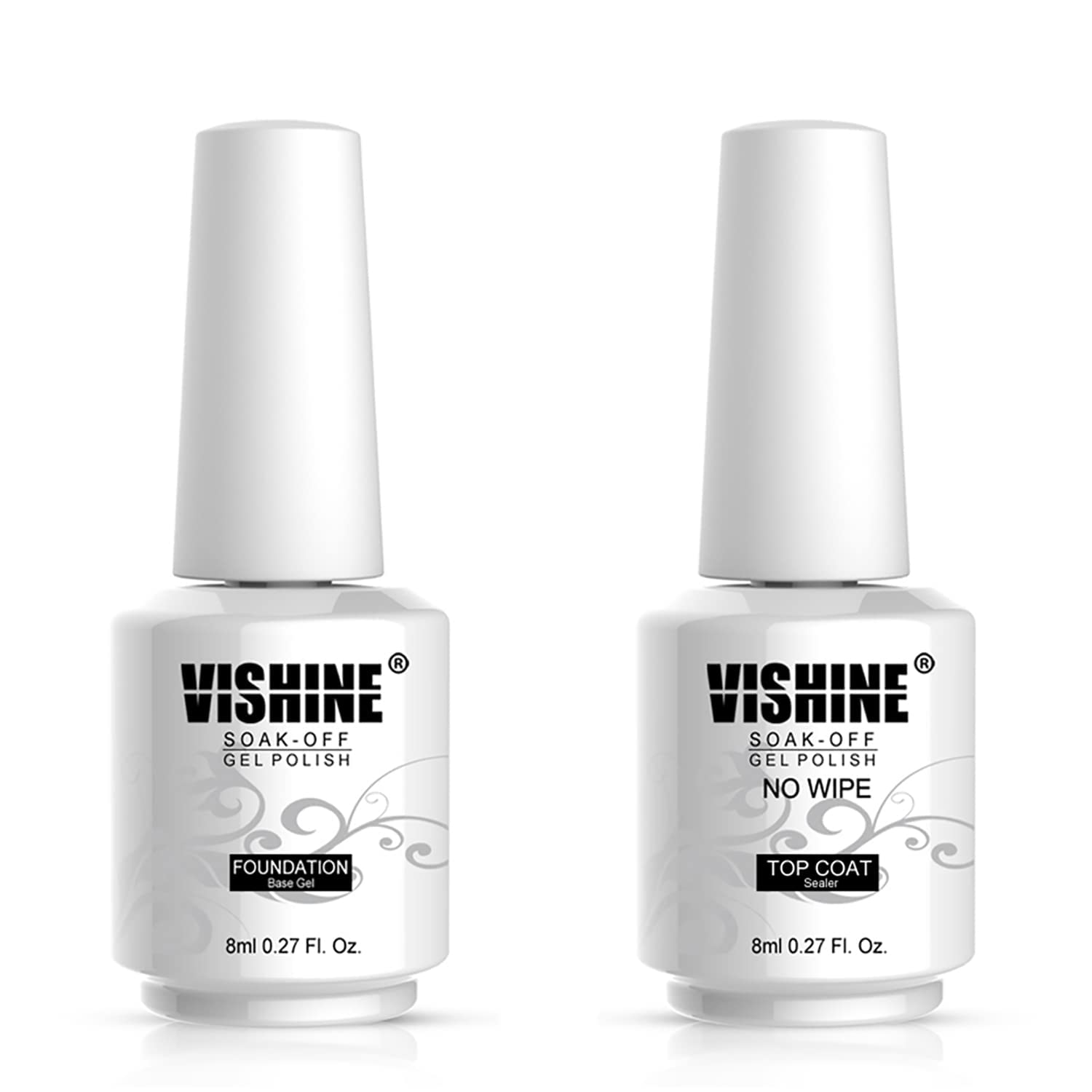Vishine 72W LED UV Gel Nail Lamp Set with 6 Gel Polish Colors - Professional Nail Dryer & Curing Light, Complete Manicure Starter Kit for Home & Salon Use - Perfect for DIY Nail Art, Gel Extensions & Professional Nail Services