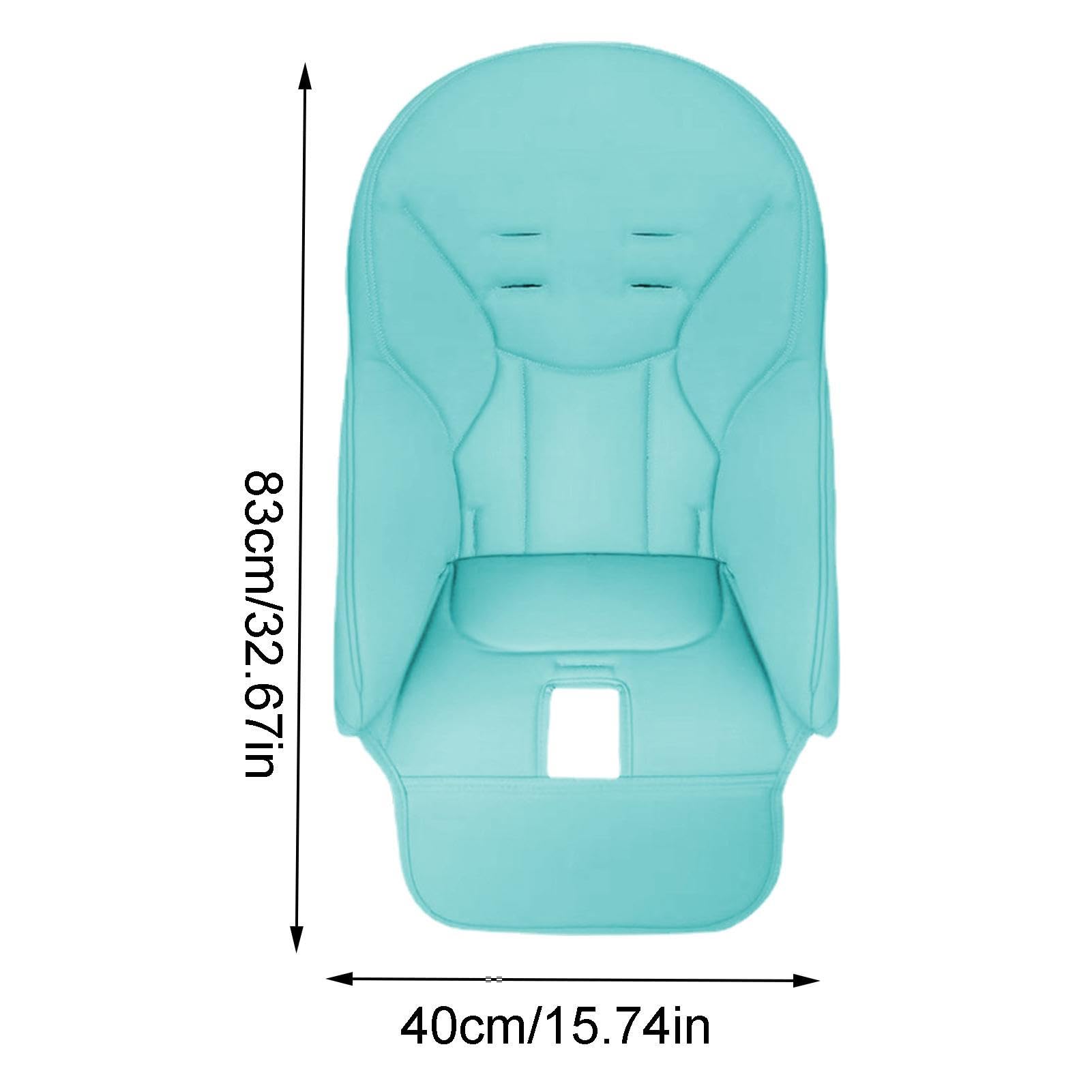 5 Pack High Chair Cushions - Soft PU Leather Baby Dining Chair Seat Pads - Waterproof & Comfortable for Infants & Toddlers - Fits Most High Chairs - Perfect for Home, Restaurant & Daycare Use
