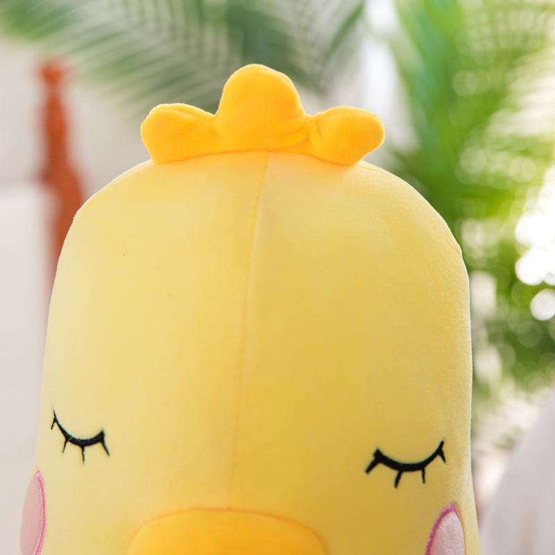 Della Duck Giant Plush Body Pillow - Ultra Soft Cuddly Stuffed Animal for Adults & Kids - Perfect for Sleeping, Lounging, and Comfort